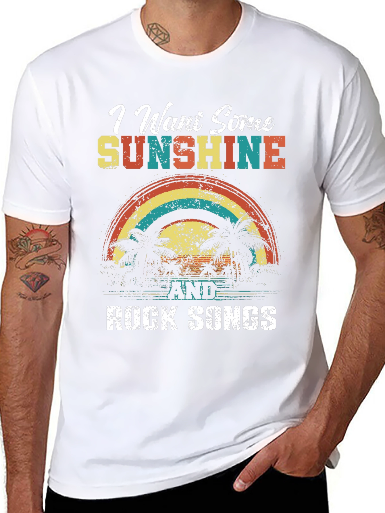 Sunshine & Rock Songs Graphic Tee
