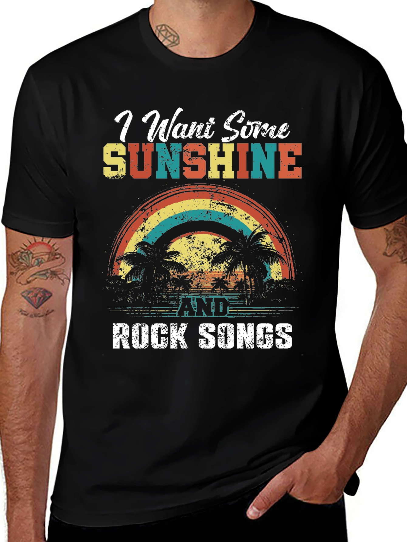 Sunshine & Rock Songs Graphic Tee