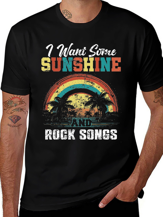 Sunshine & Rock Songs Graphic Tee