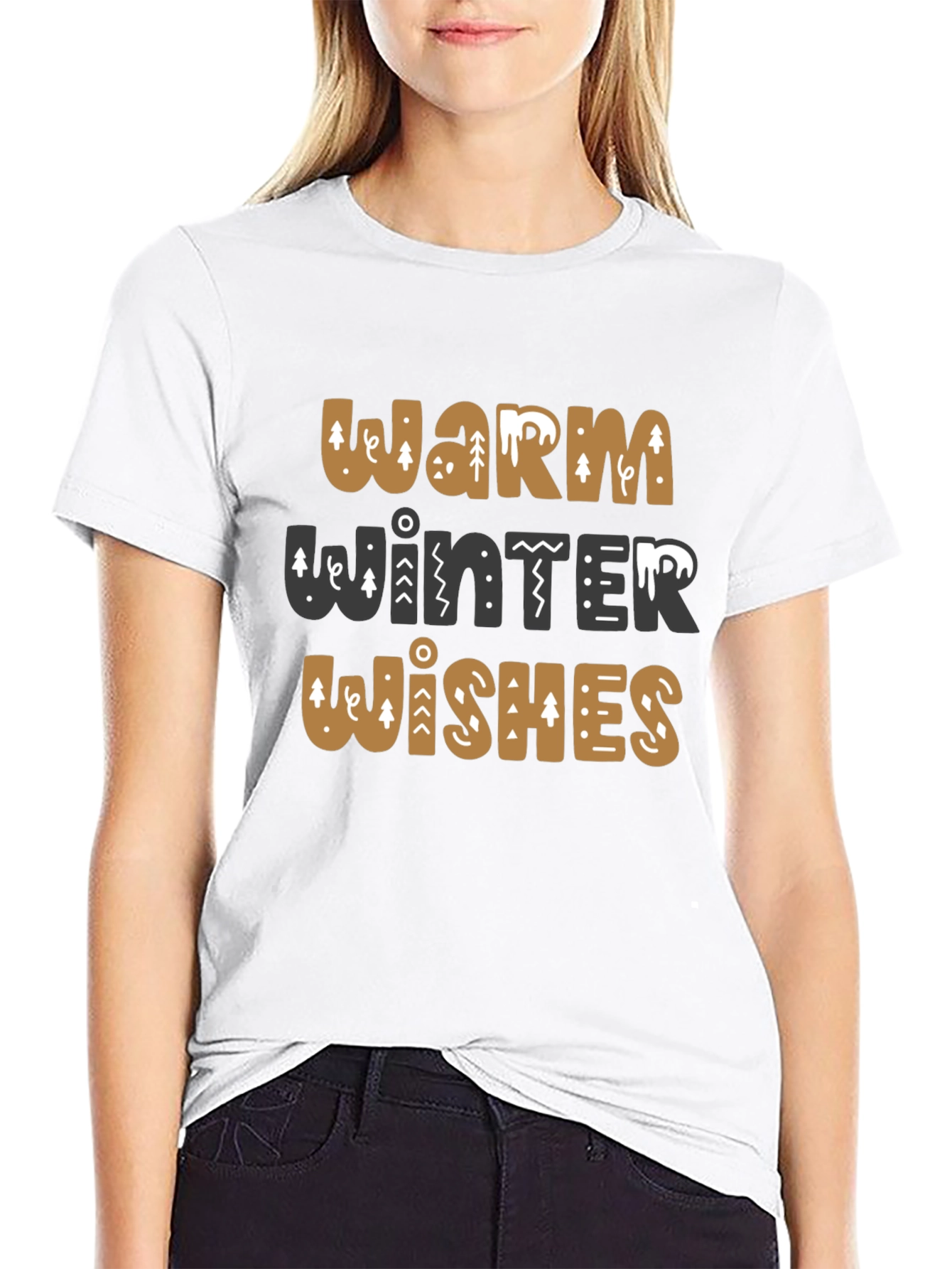 Warm Winter Wishes Graphic T-Shirt
