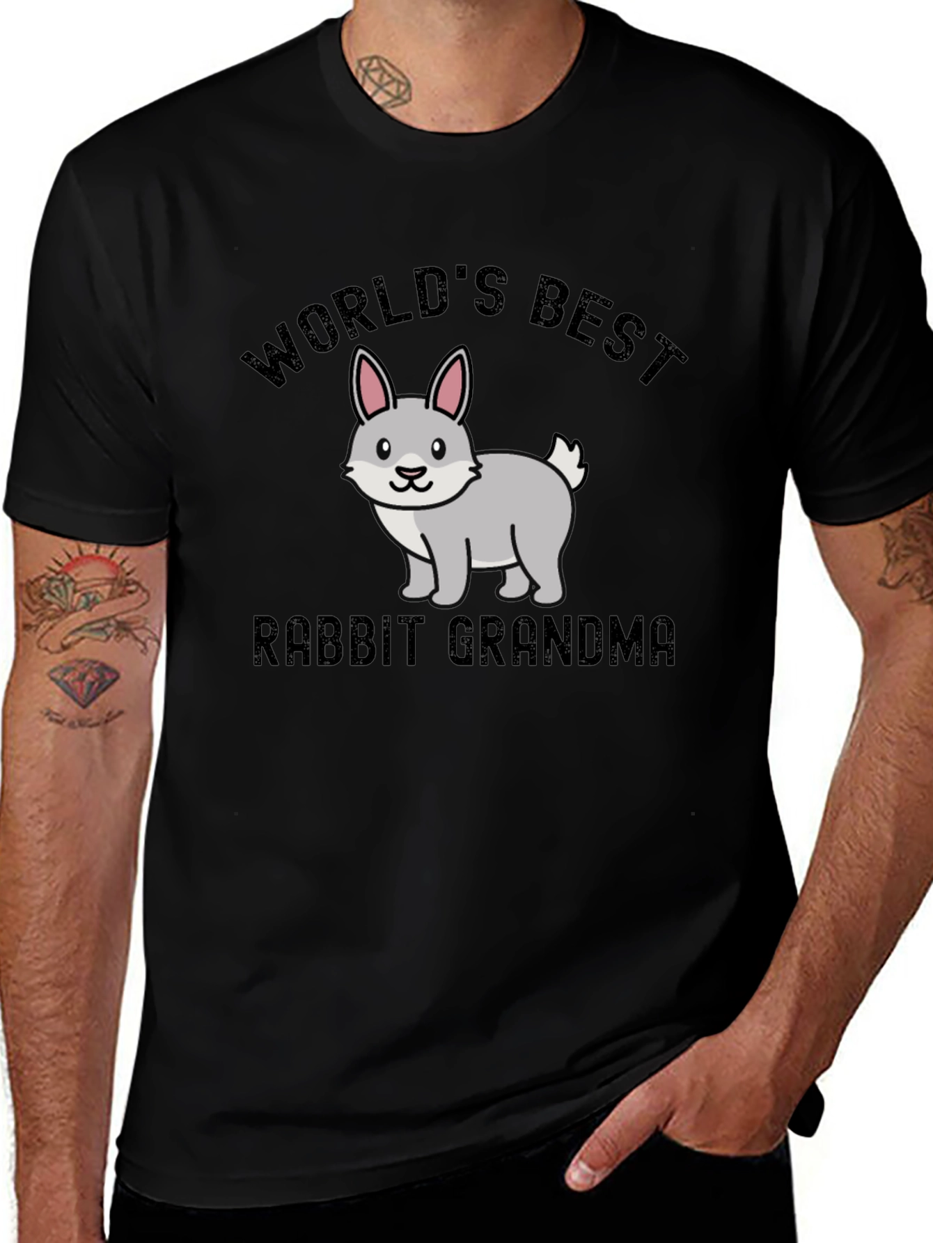 Worlds Best Rabbit Grandma T-Shirt