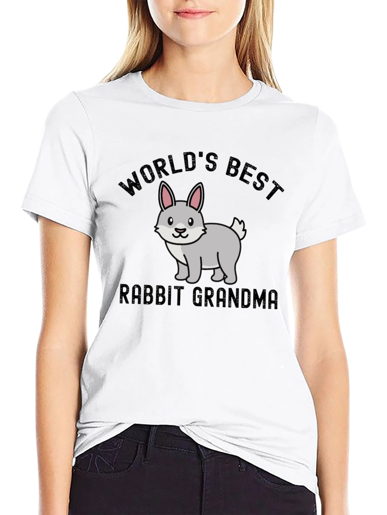 Worlds Best Rabbit Grandma T-Shirt