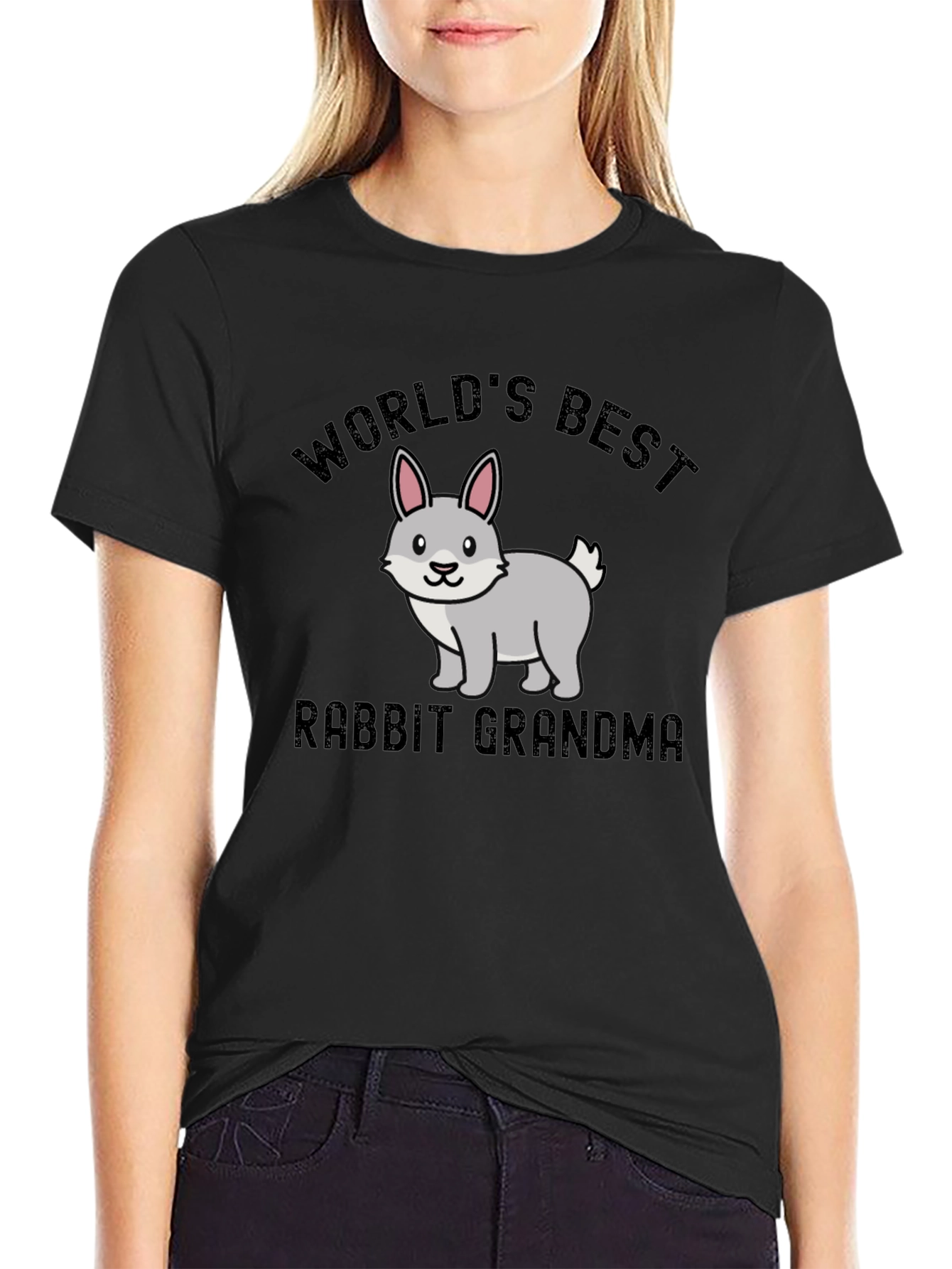 Worlds Best Rabbit Grandma T-Shirt