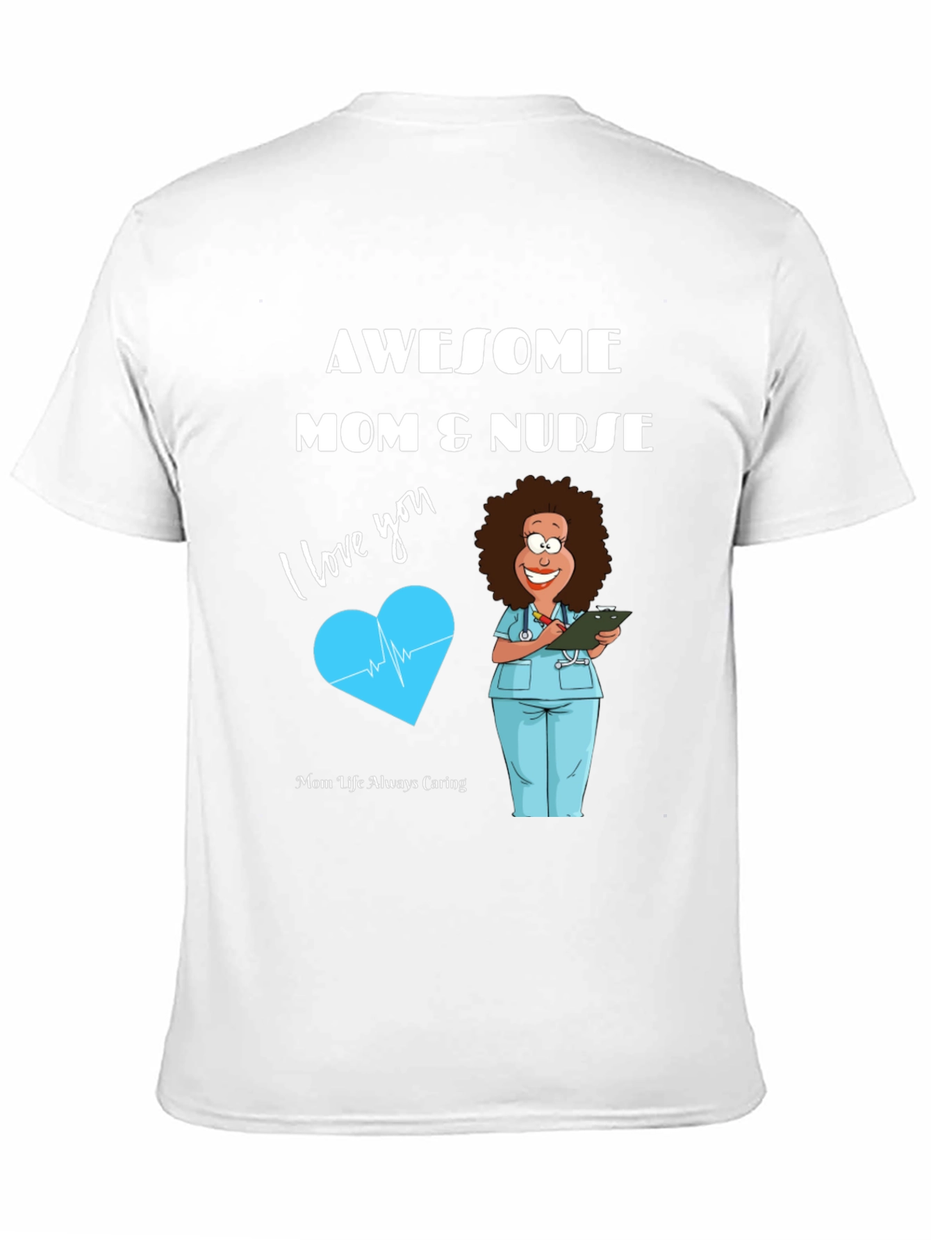 Awesome Mom & Nurse Graphic Tee