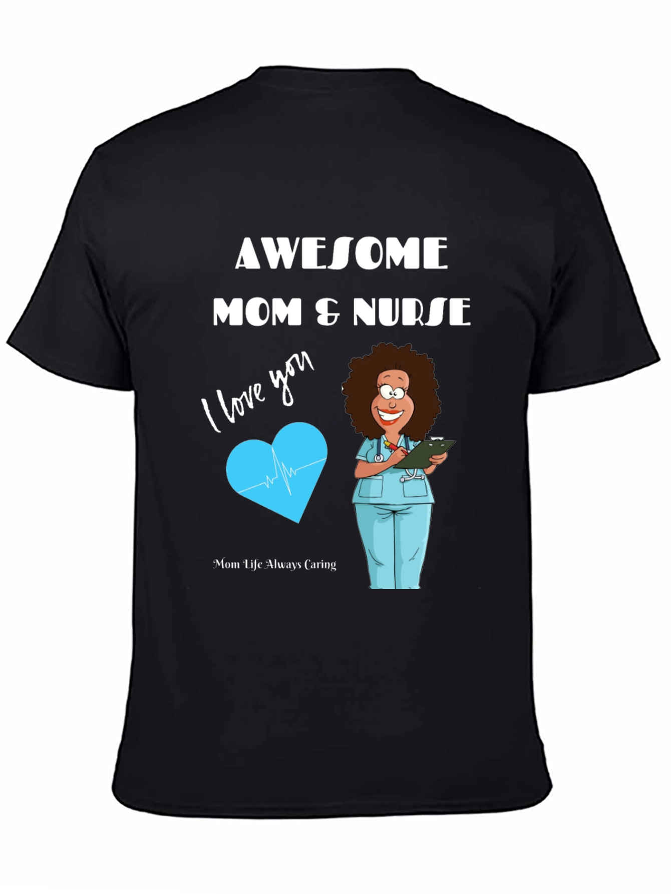 Awesome Mom & Nurse Graphic Tee