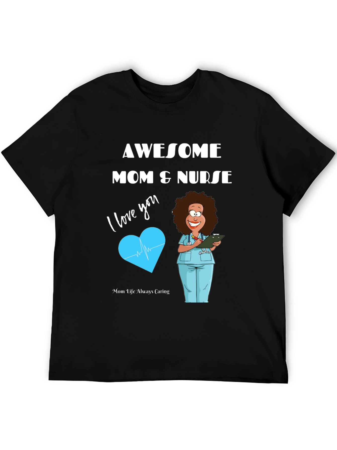 Awesome Mom & Nurse Graphic Tee