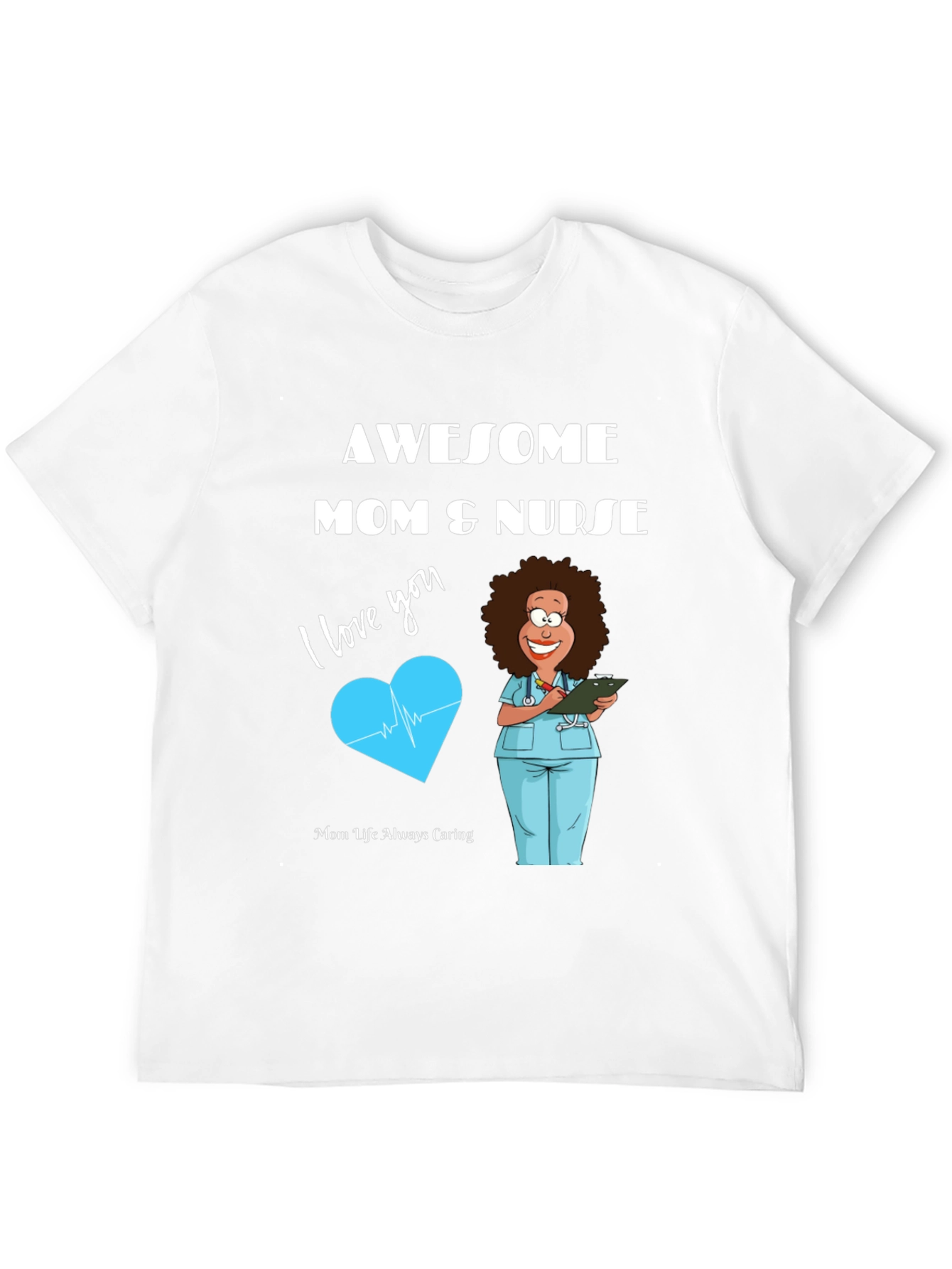 Awesome Mom & Nurse Graphic Tee