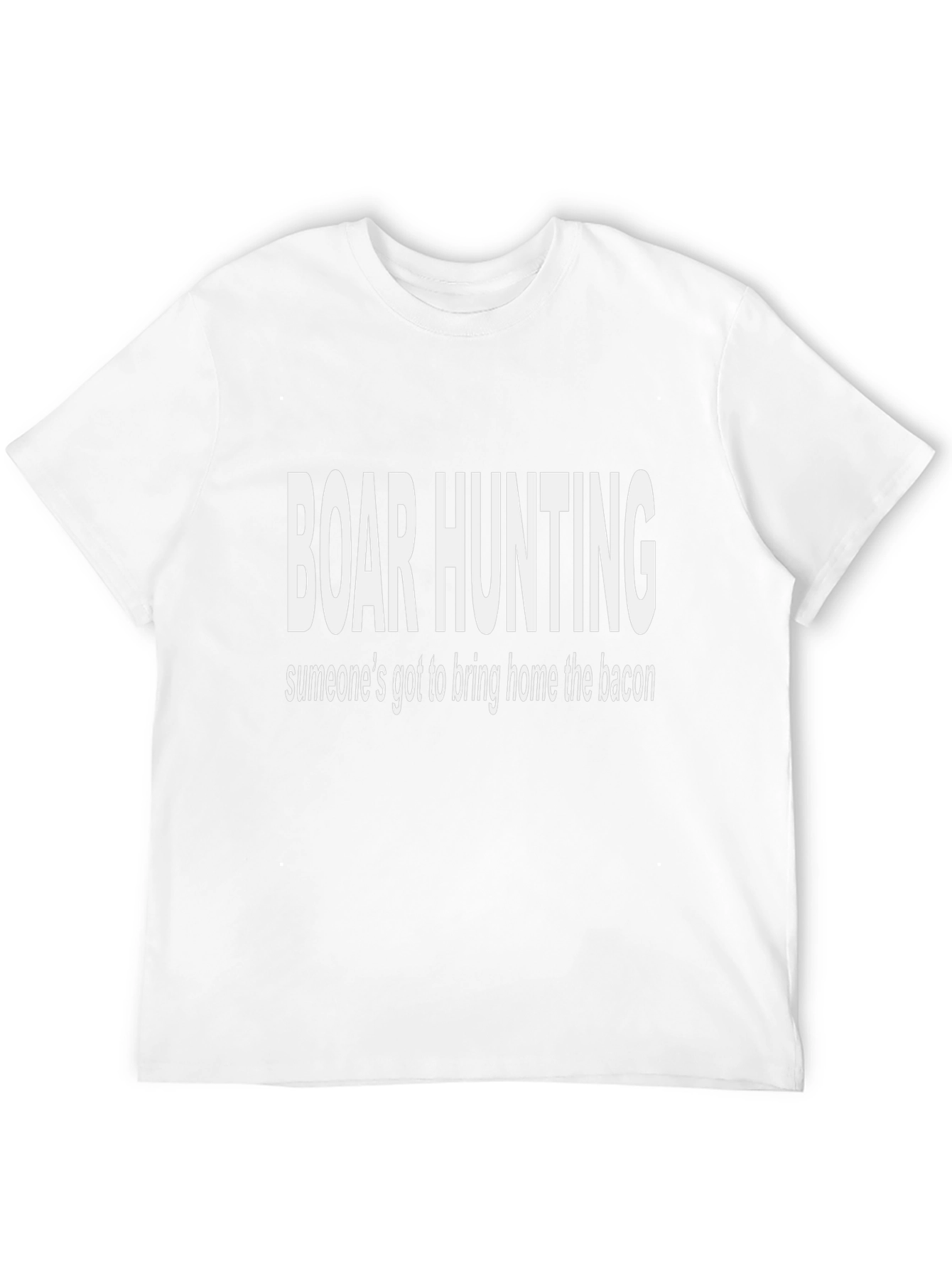 Boar Hunting T-Shirt - Funny Bacon Hunter Tee