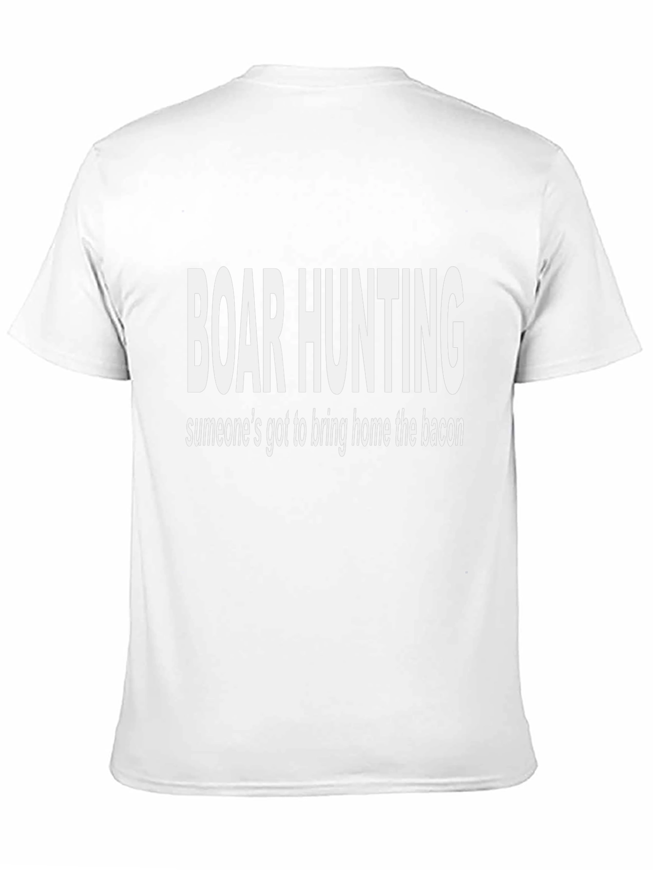 Boar Hunting T-Shirt - Funny Bacon Hunter Tee
