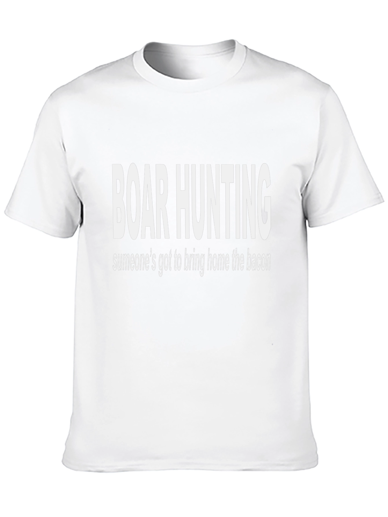 Boar Hunting T-Shirt - Funny Bacon Hunter Tee