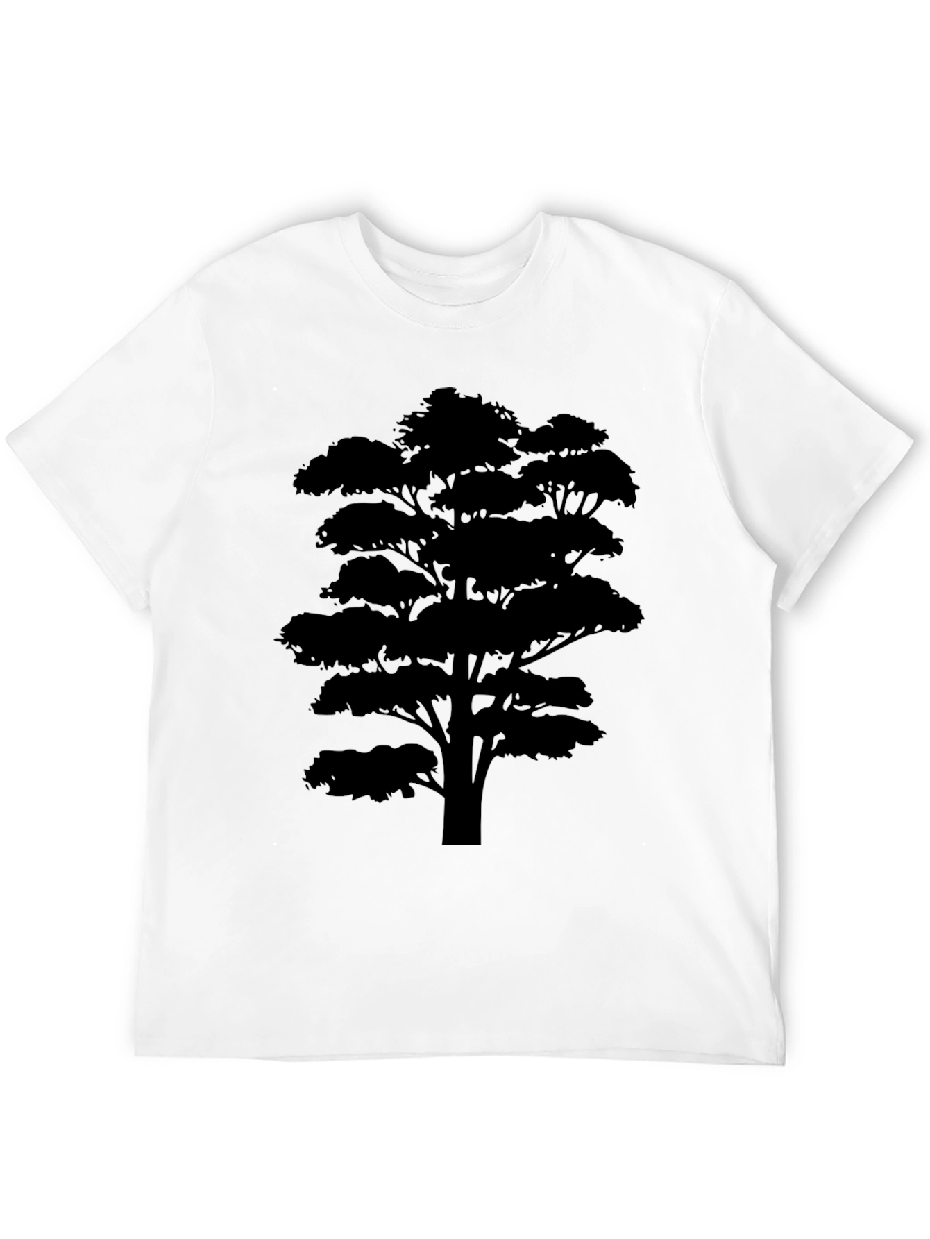 Tree Silhouette Black T-Shirt