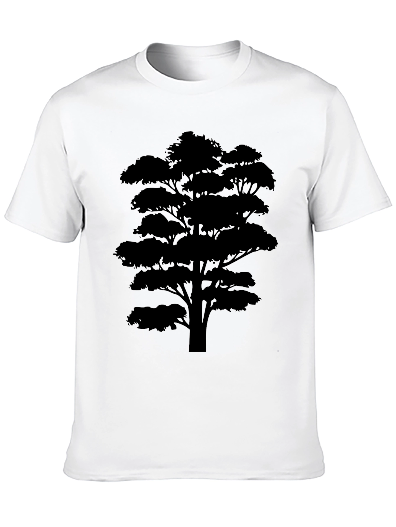 Tree Silhouette Black T-Shirt