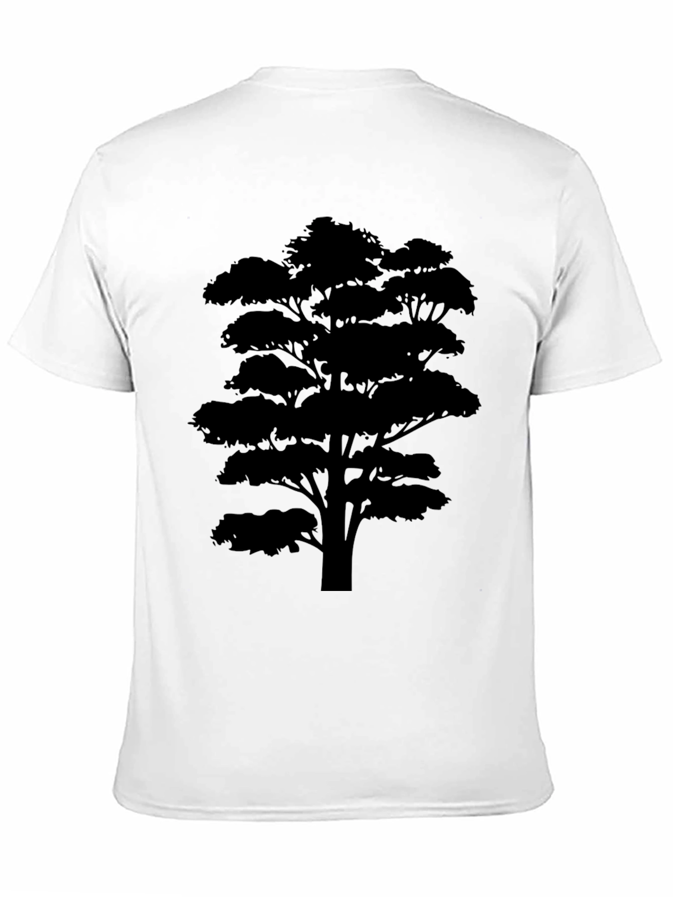 Tree Silhouette Black T-Shirt