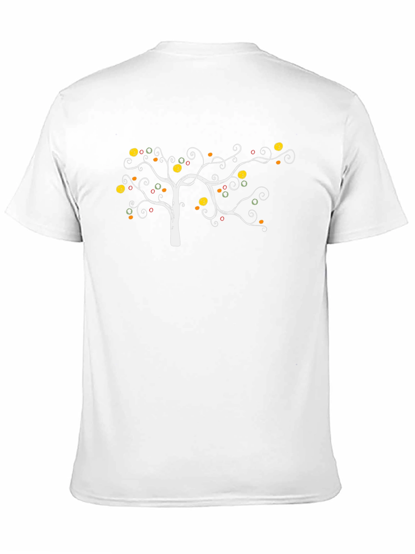 Whimsical Tree Graphic Tee - Black