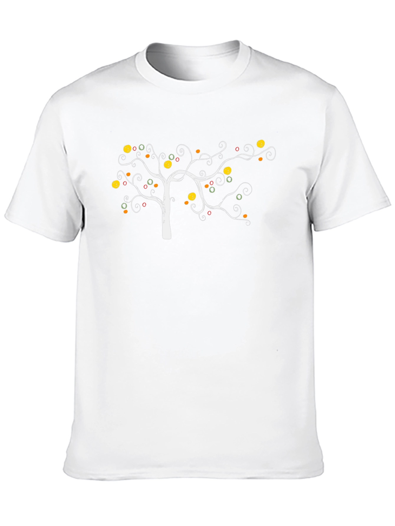 Whimsical Tree Graphic Tee - Black