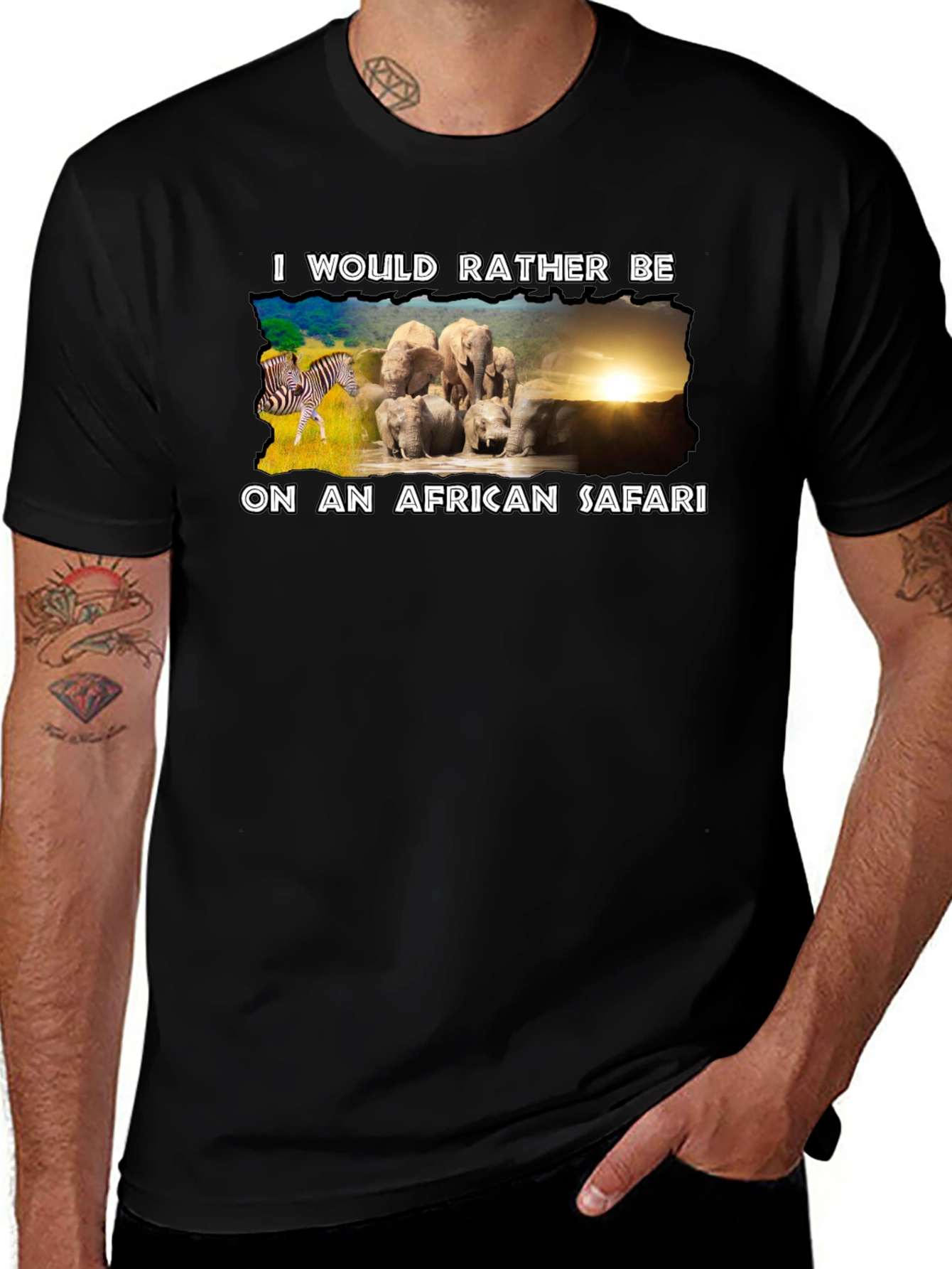 African Safari Graphic Tee