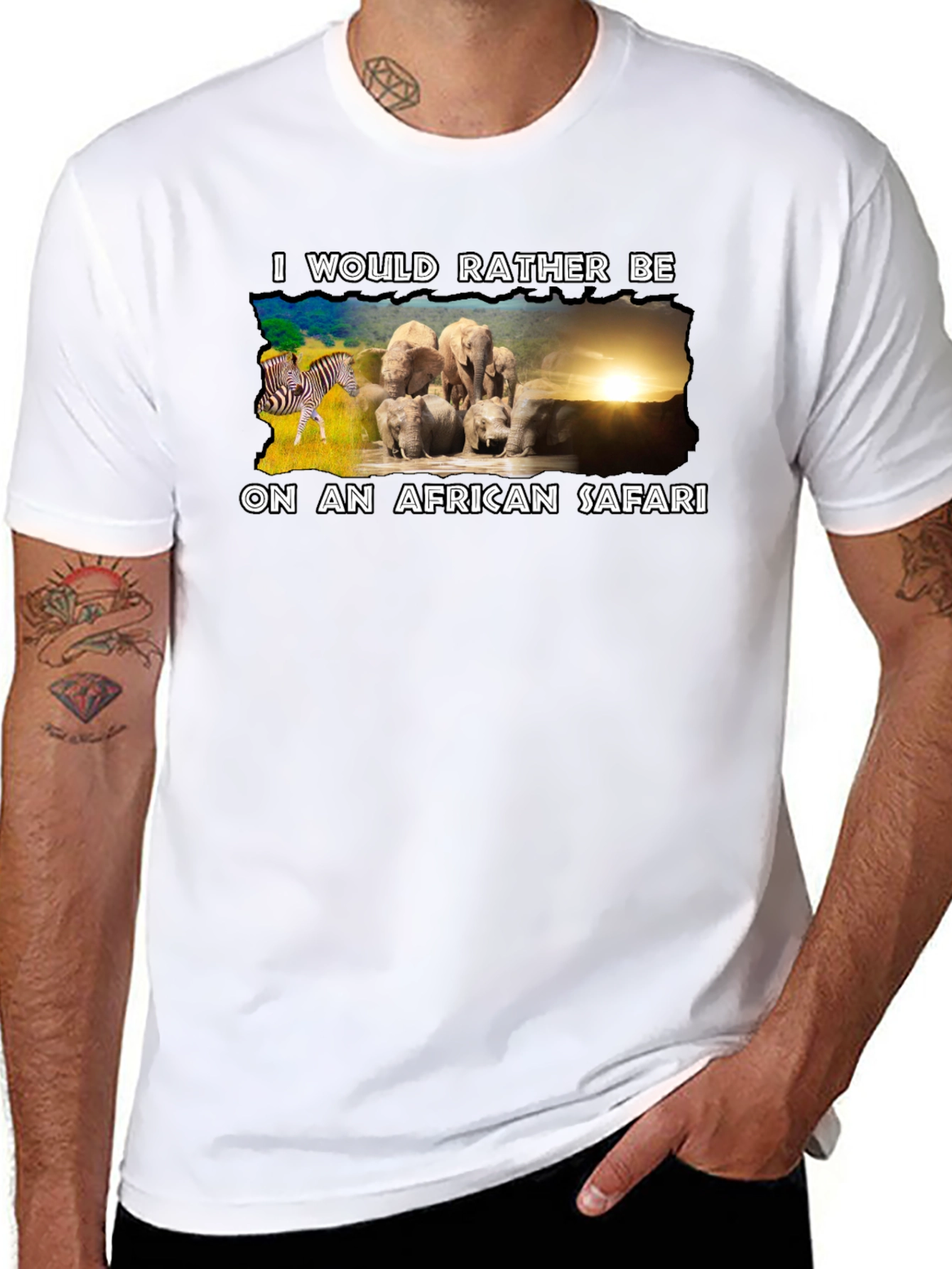 African Safari Graphic Tee