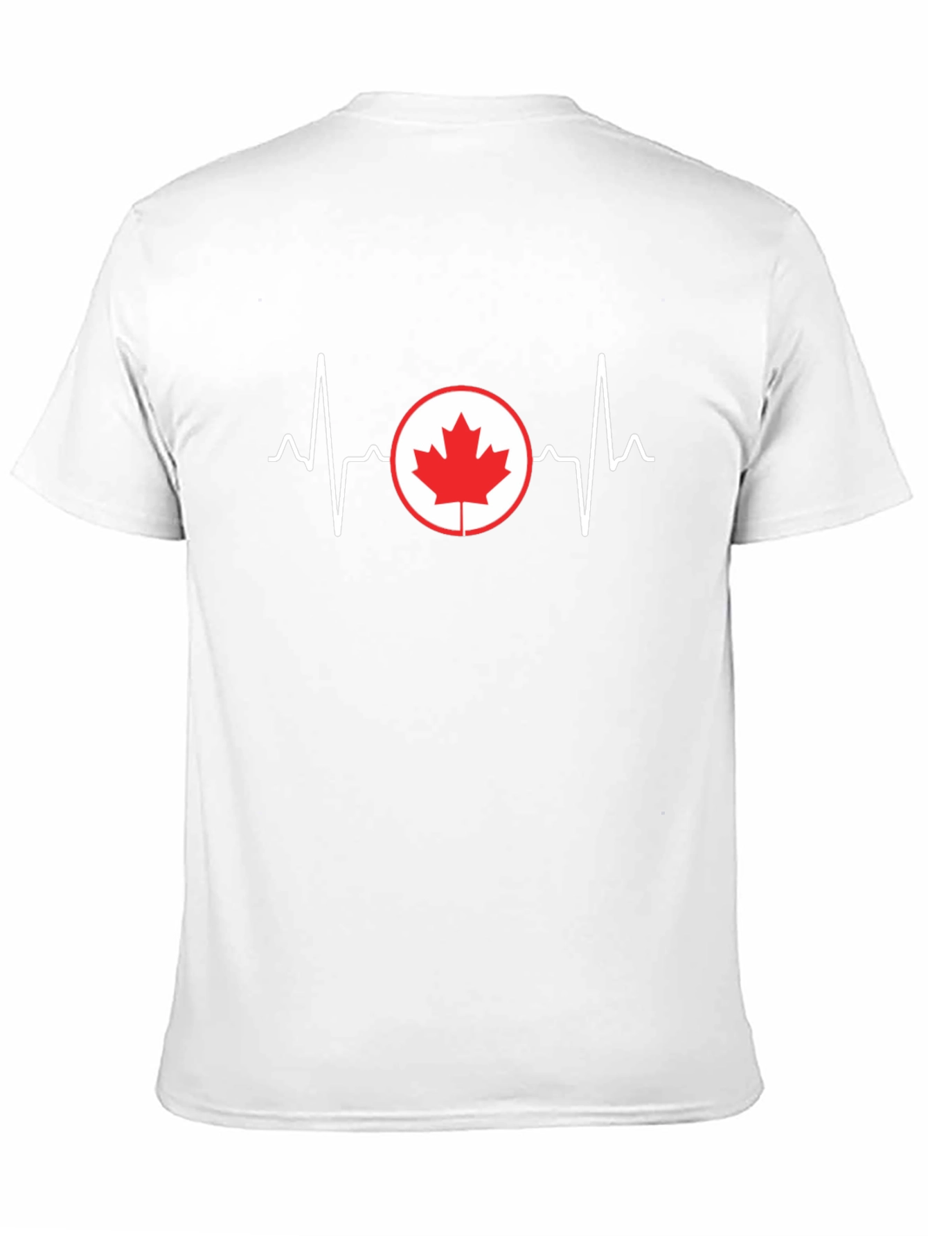 Canada Heartbeat T-Shirt - Patriotic Tee