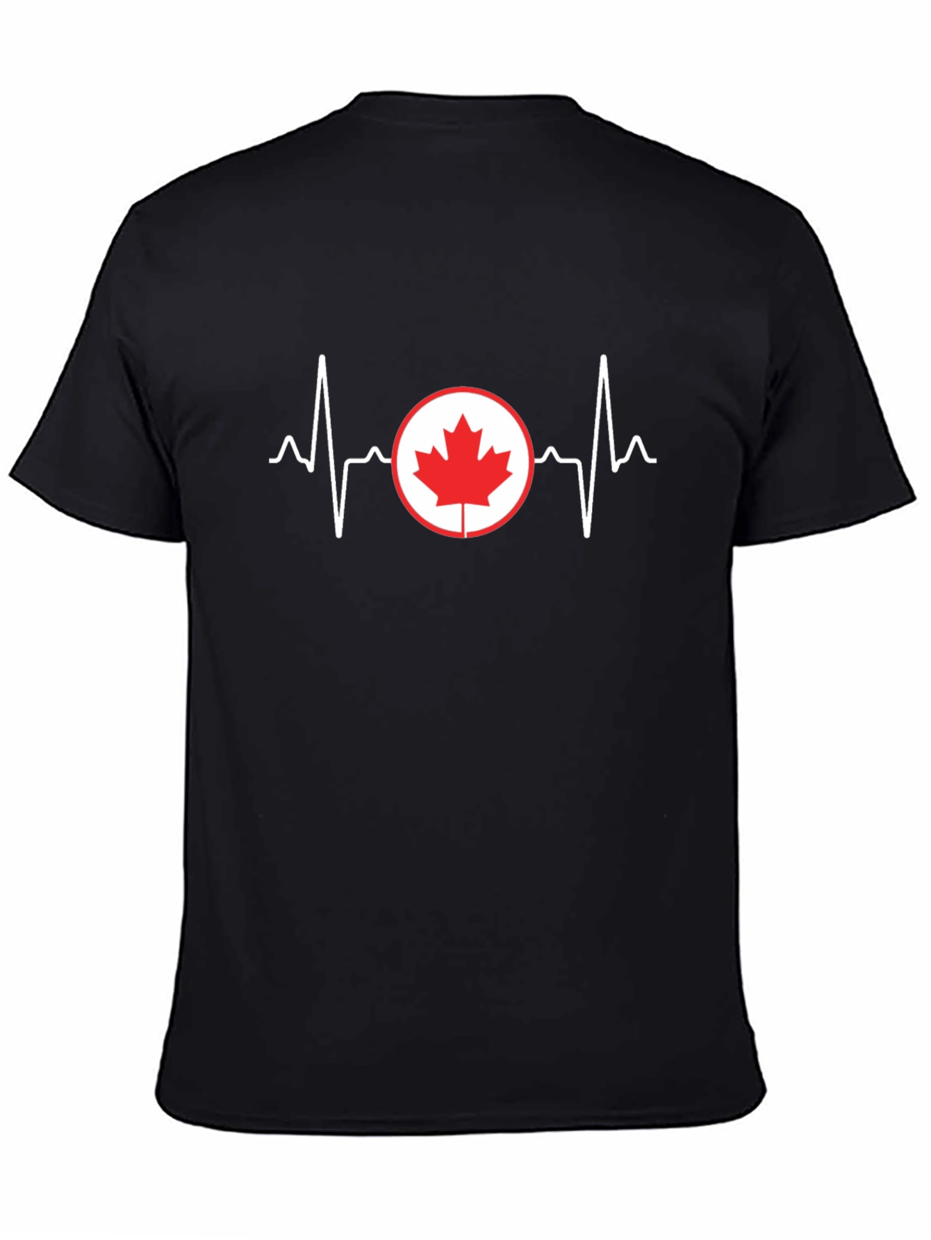 Canada Heartbeat T-Shirt - Patriotic Tee