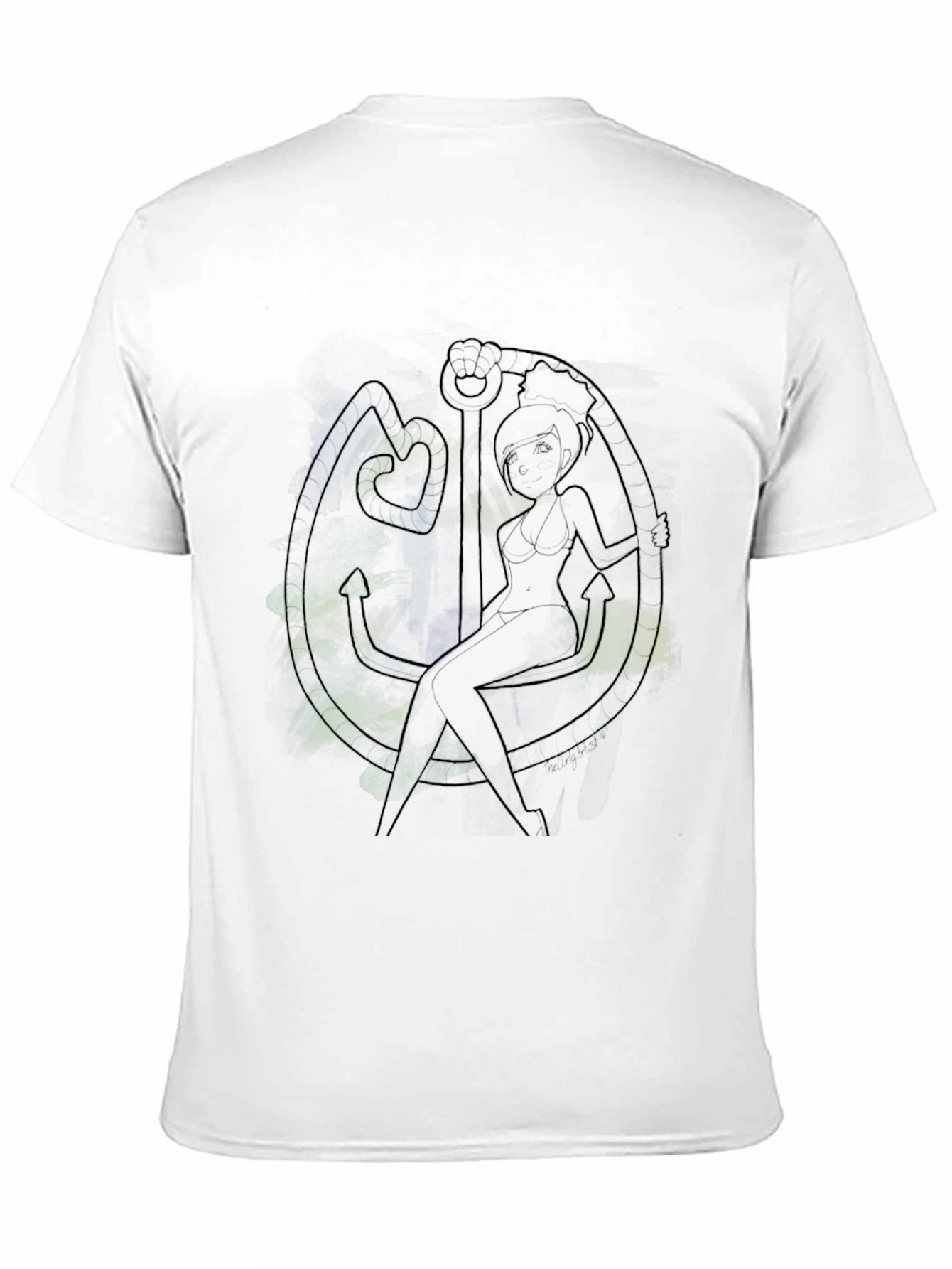 Anchor Pin-Up T-Shirt