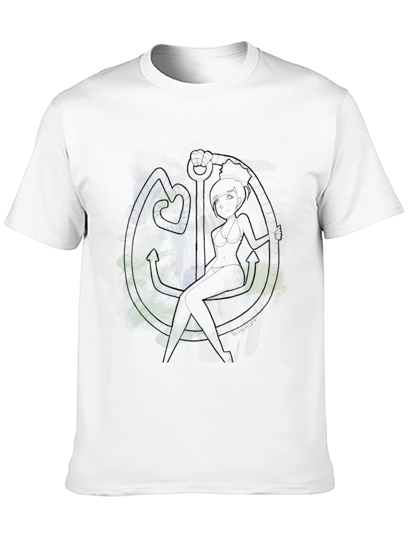 Anchor Pin-Up T-Shirt