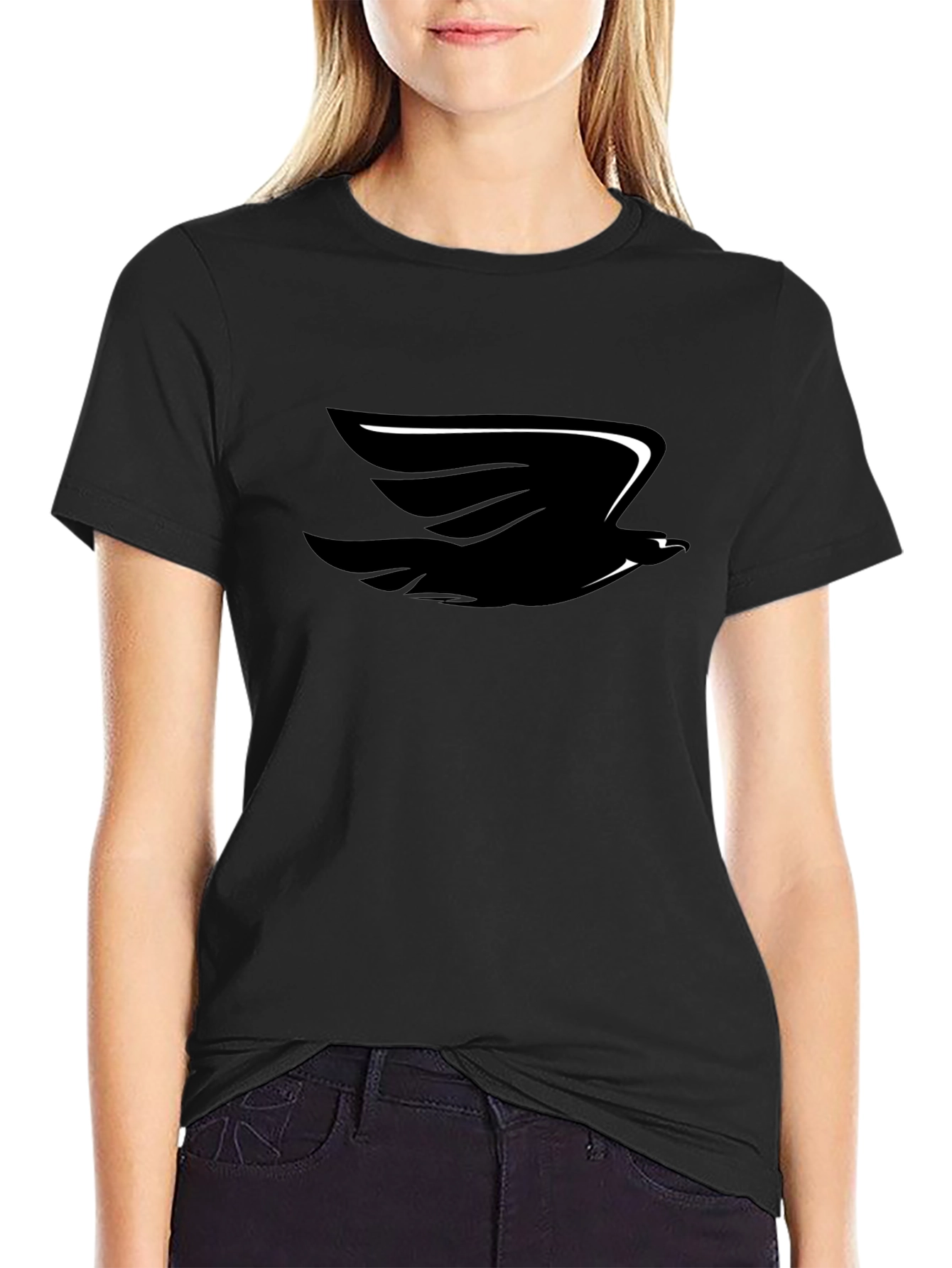 Black Eagle Graphic Tee - Mens Stylish Casual Shirt