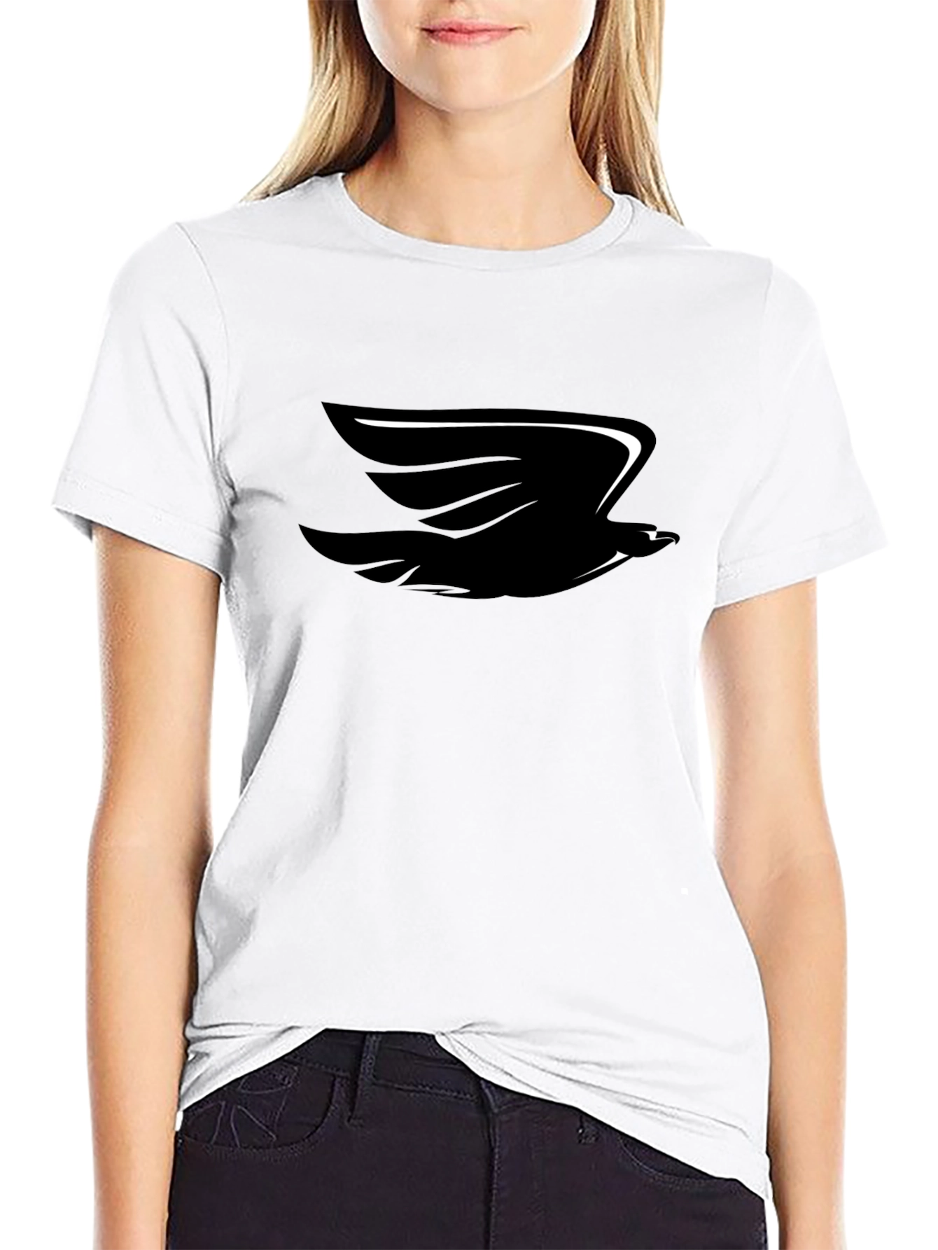 Black Eagle Graphic Tee - Mens Stylish Casual Shirt