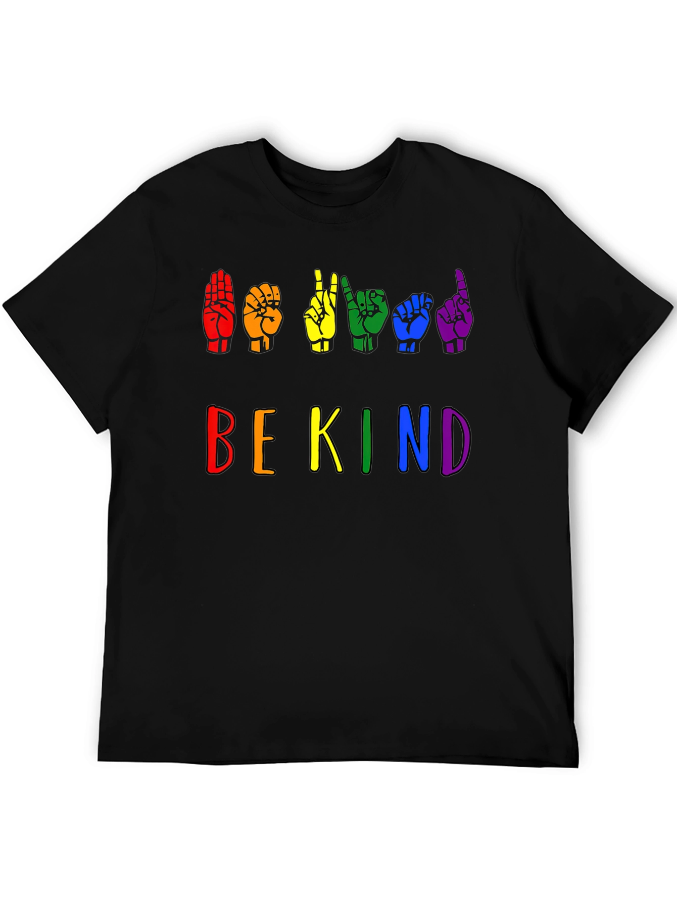 Be Kind Sign Language Pride T-Shirt