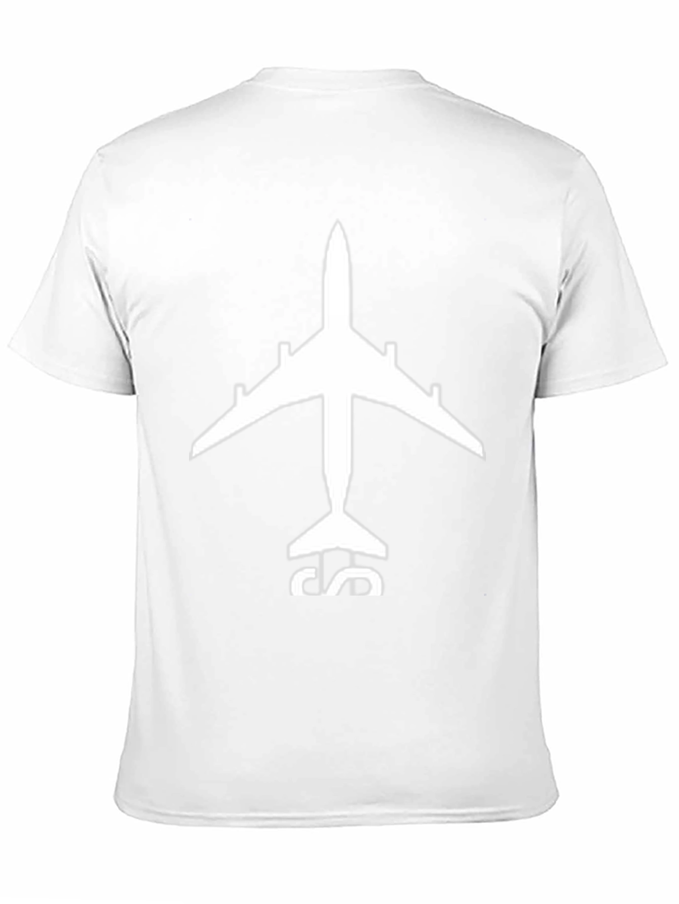 Airplane Graphic Tee - Black Cotton T-Shirt