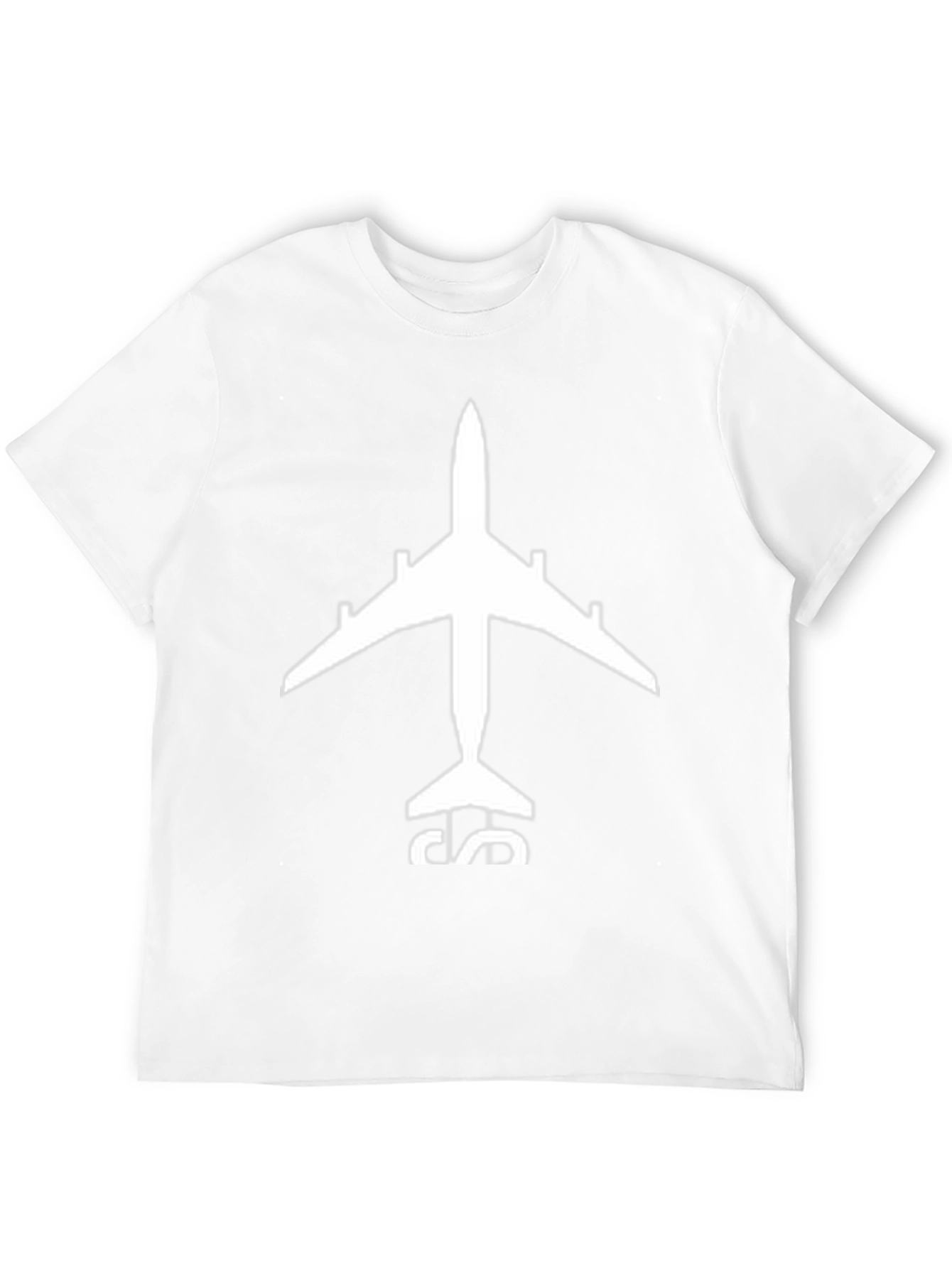 Airplane Graphic Tee - Black Cotton T-Shirt