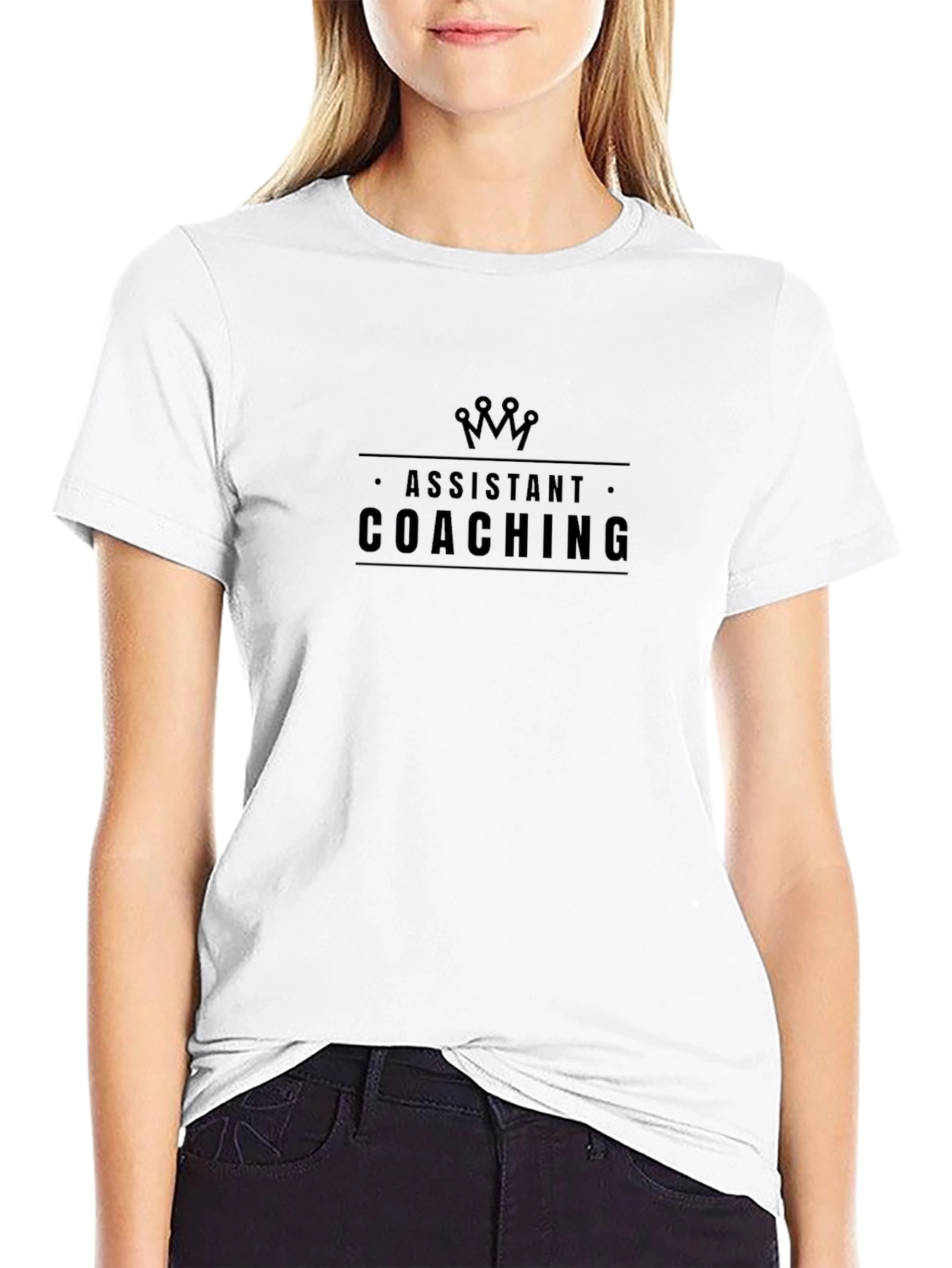Assistant Coaching Black T-Shirt