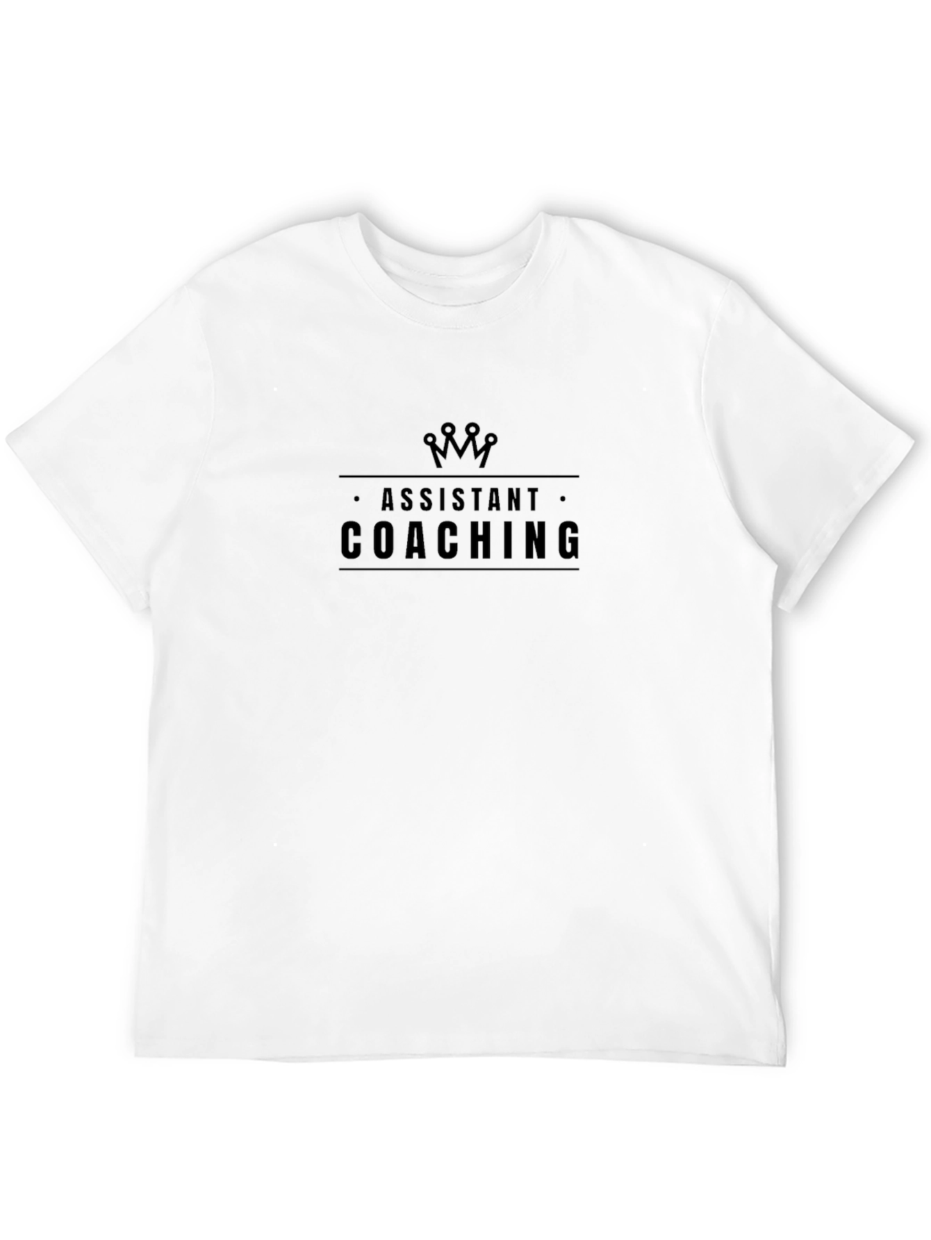 Assistant Coaching Black T-Shirt