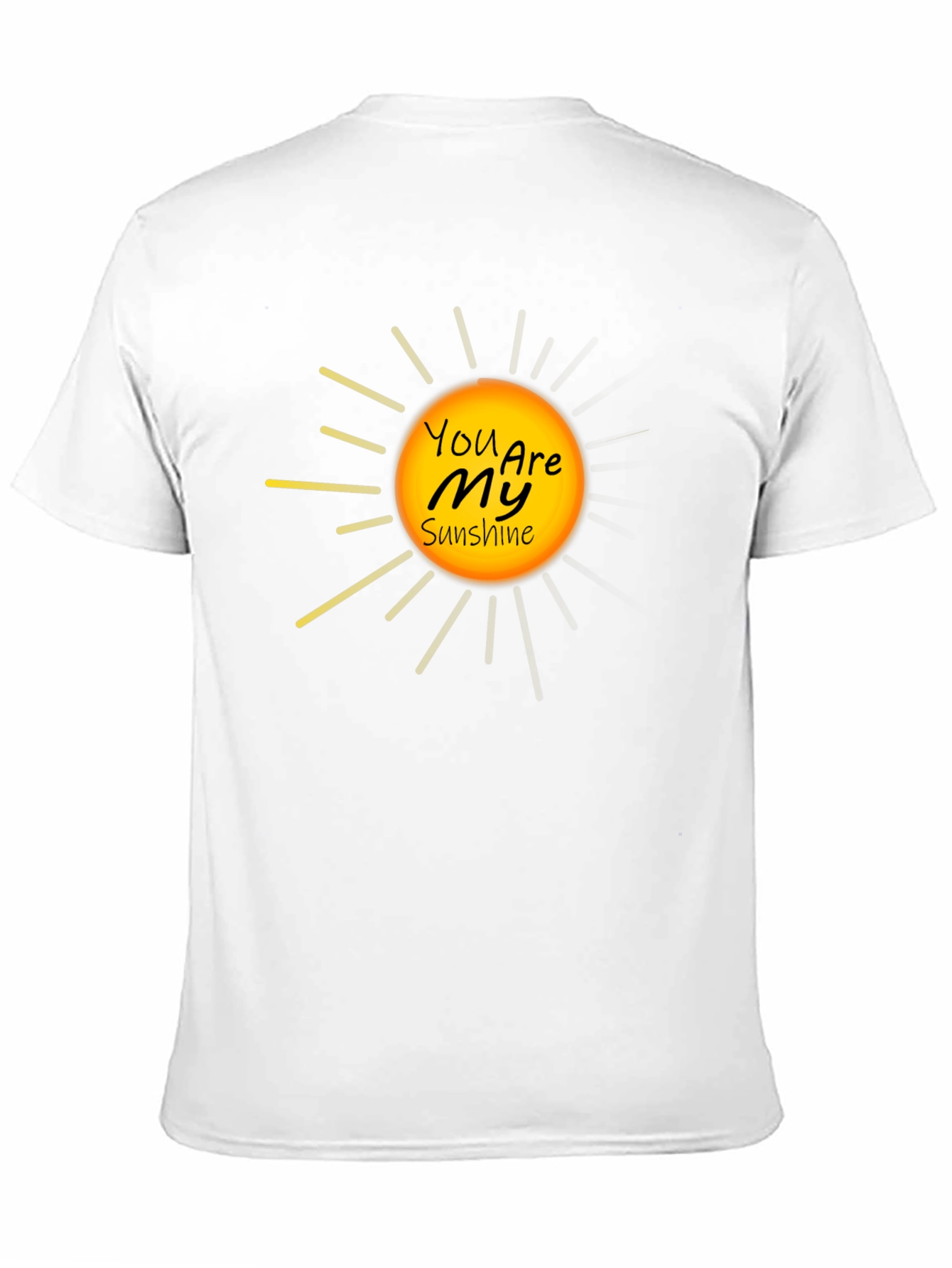 You Are My Sunshine Black Graphic Tee