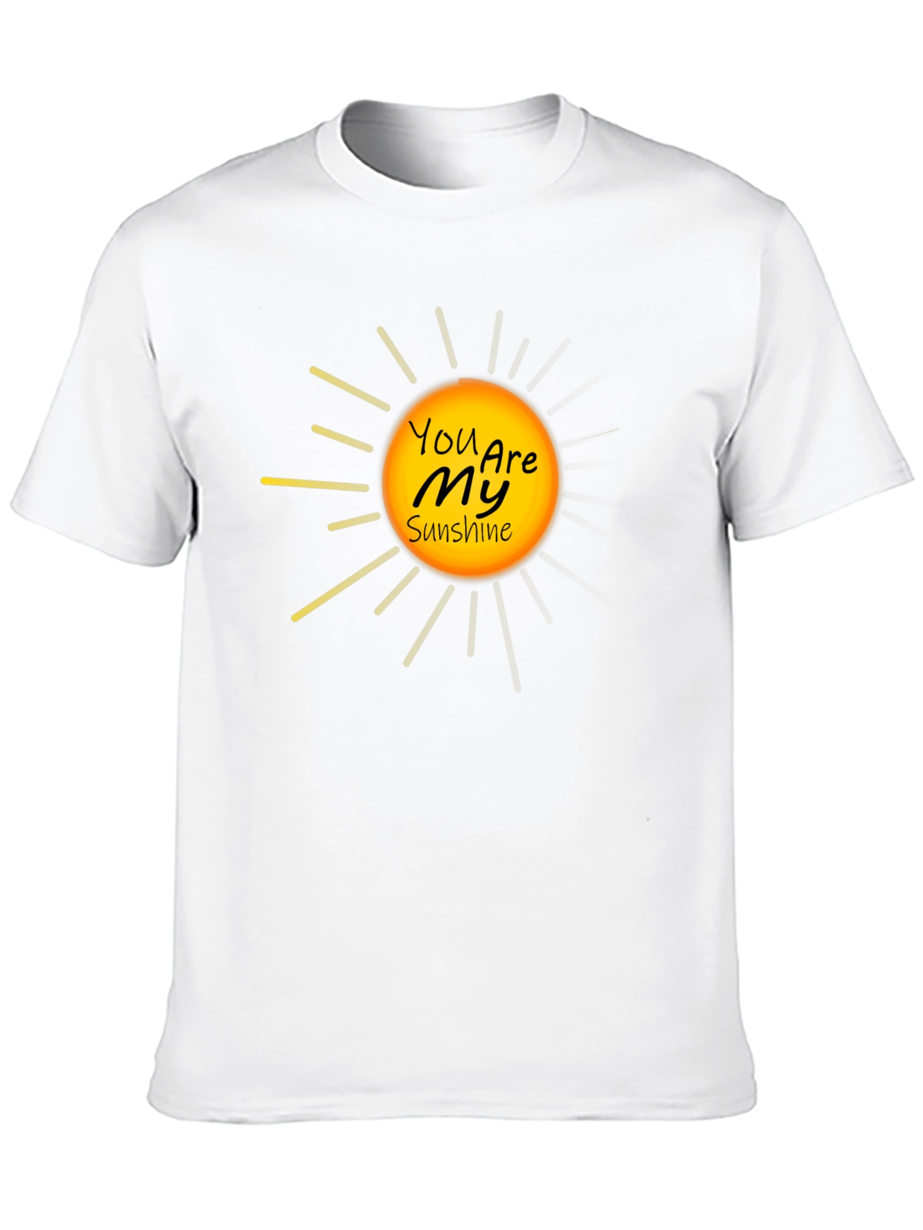 You Are My Sunshine Black Graphic Tee