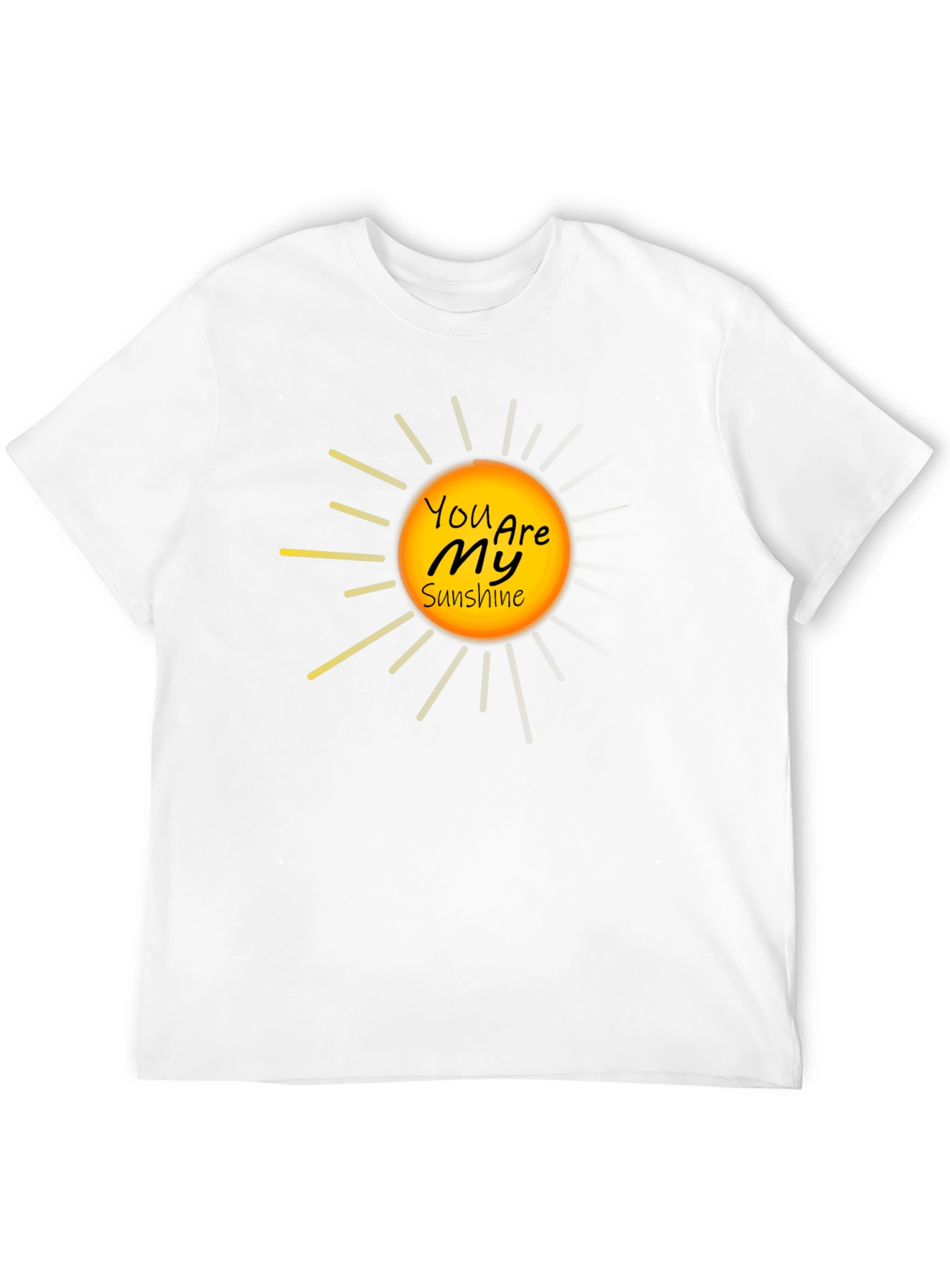 You Are My Sunshine Black Graphic Tee