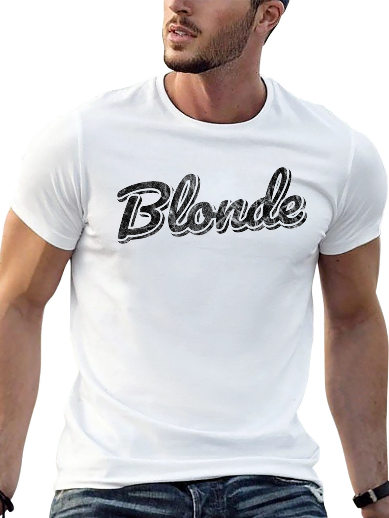 Blonde Graphic Tee - Modern Minimalist
