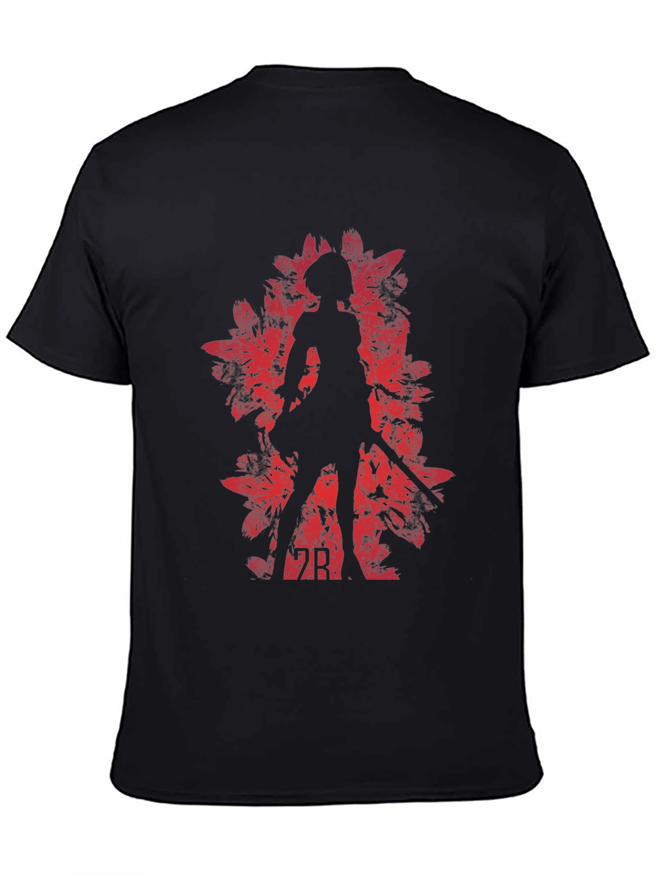 2B Nier Automata Red Silhouette T-Shirt