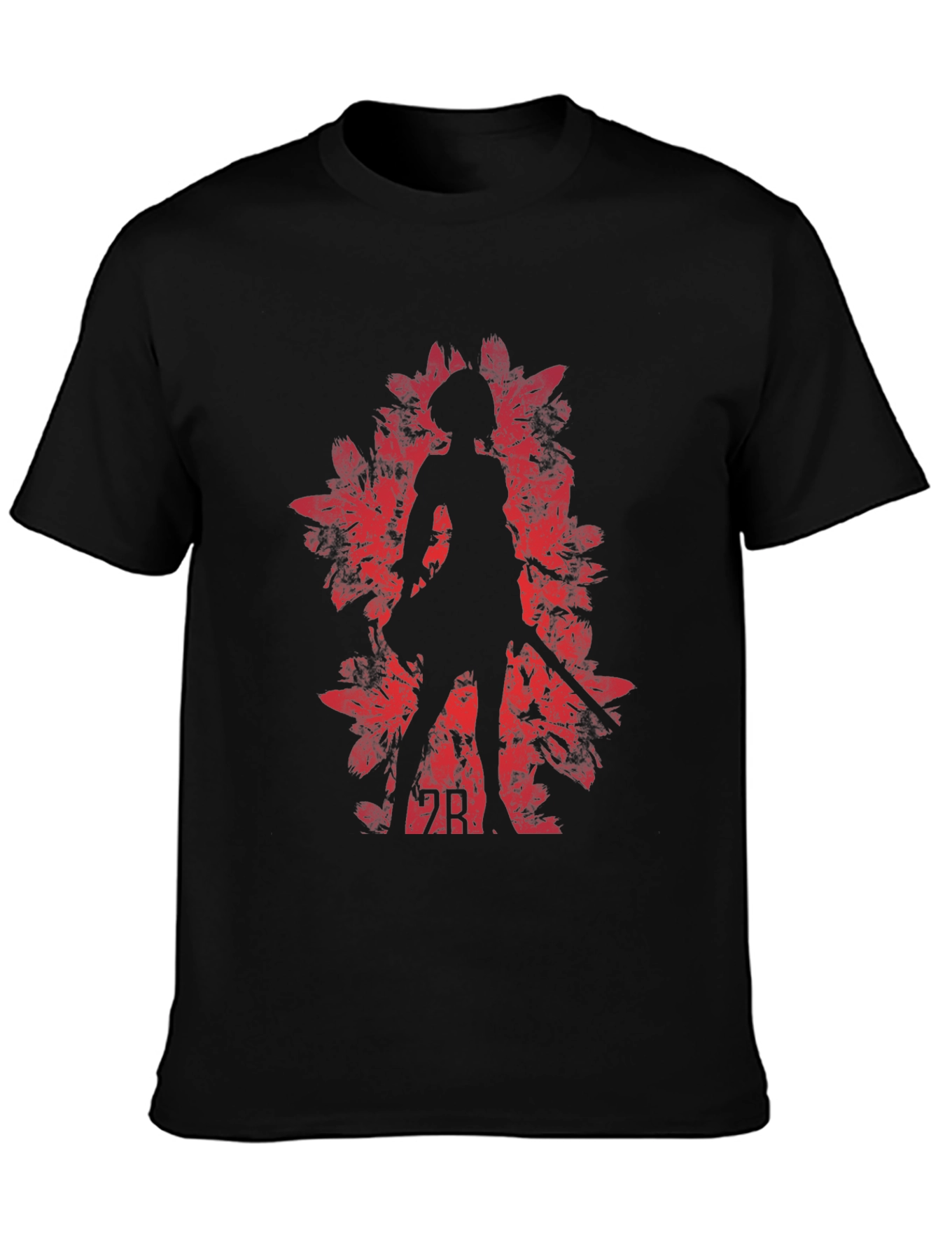 2B Nier Automata Red Silhouette T-Shirt