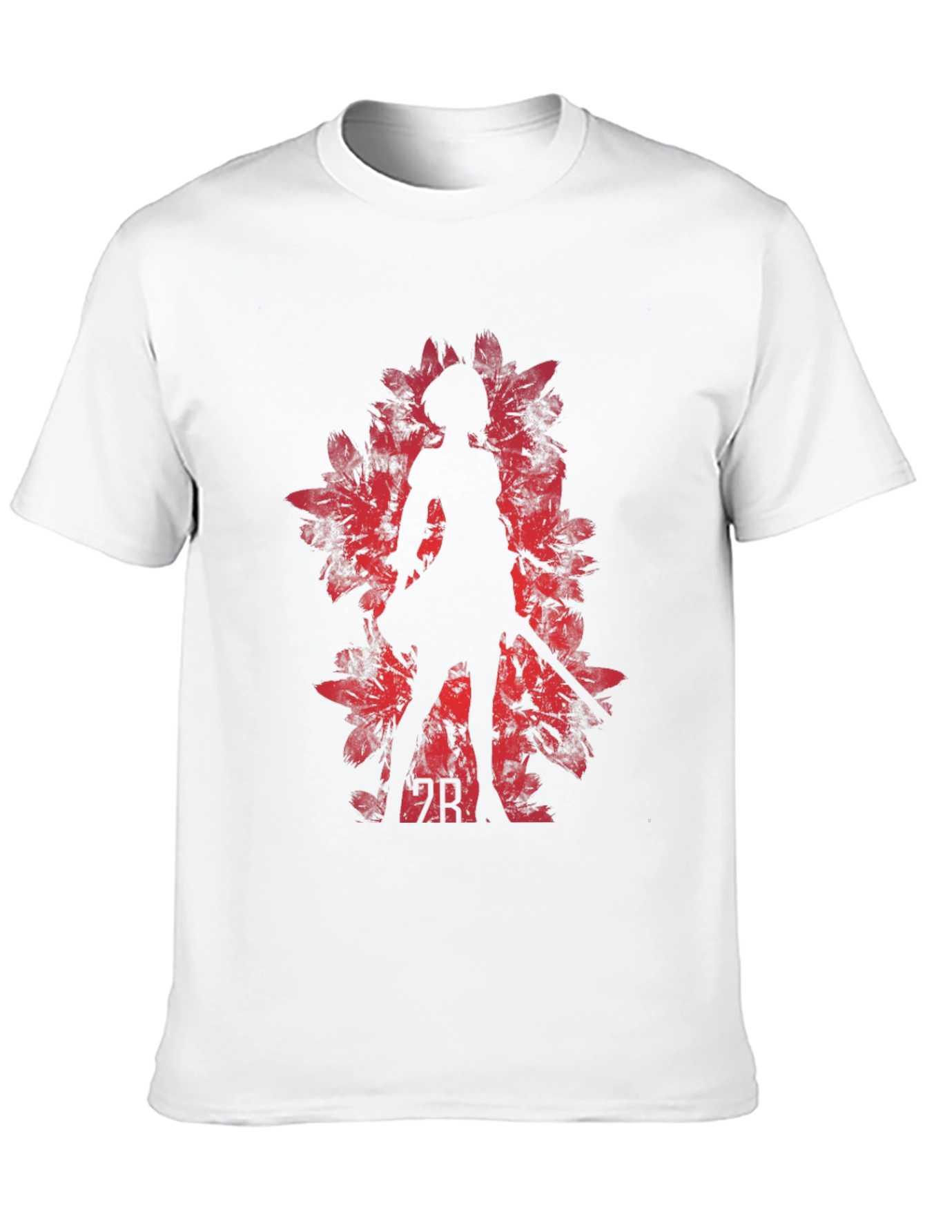 2B Nier Automata Red Silhouette T-Shirt