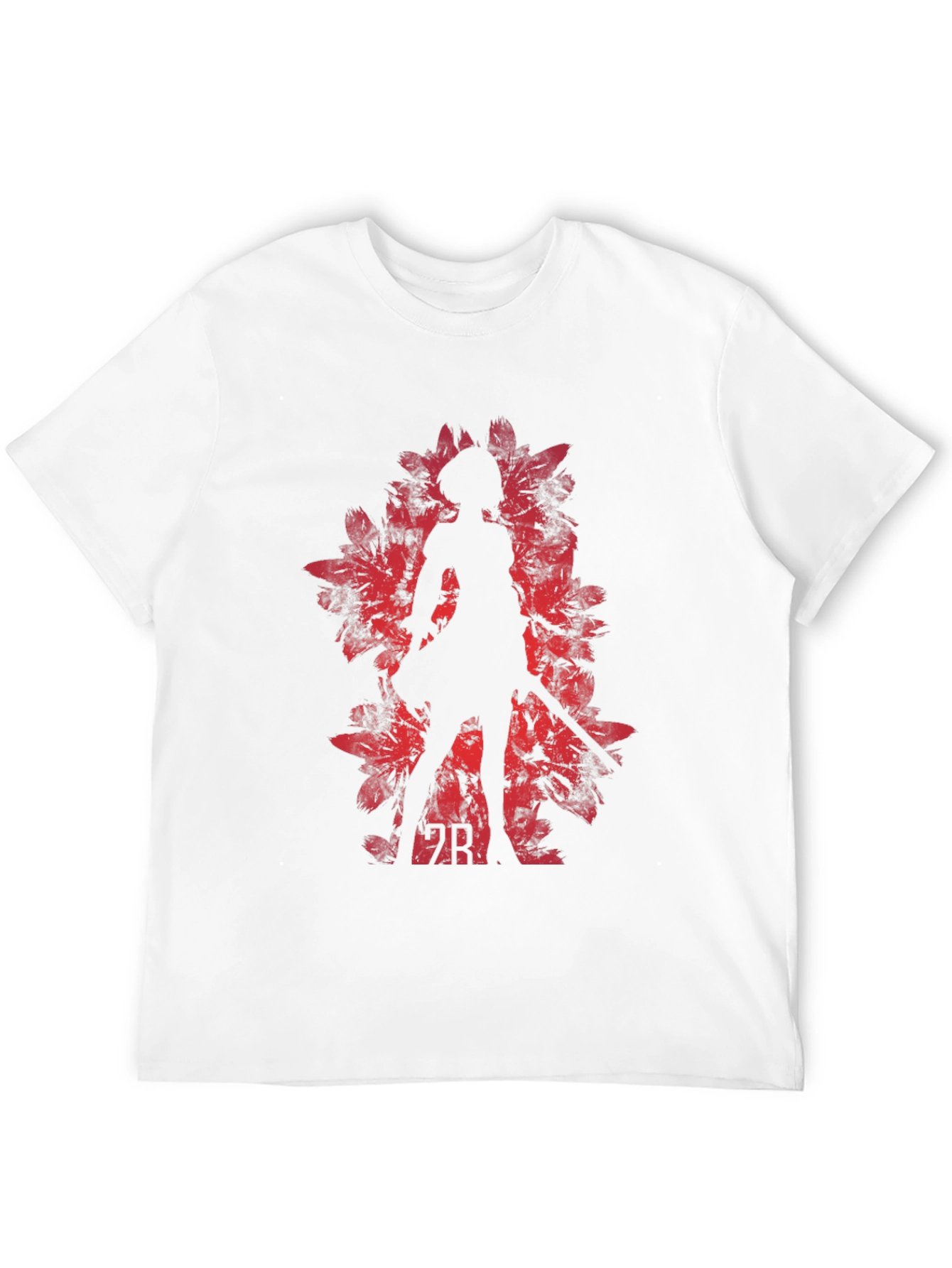 2B Nier Automata Red Silhouette T-Shirt