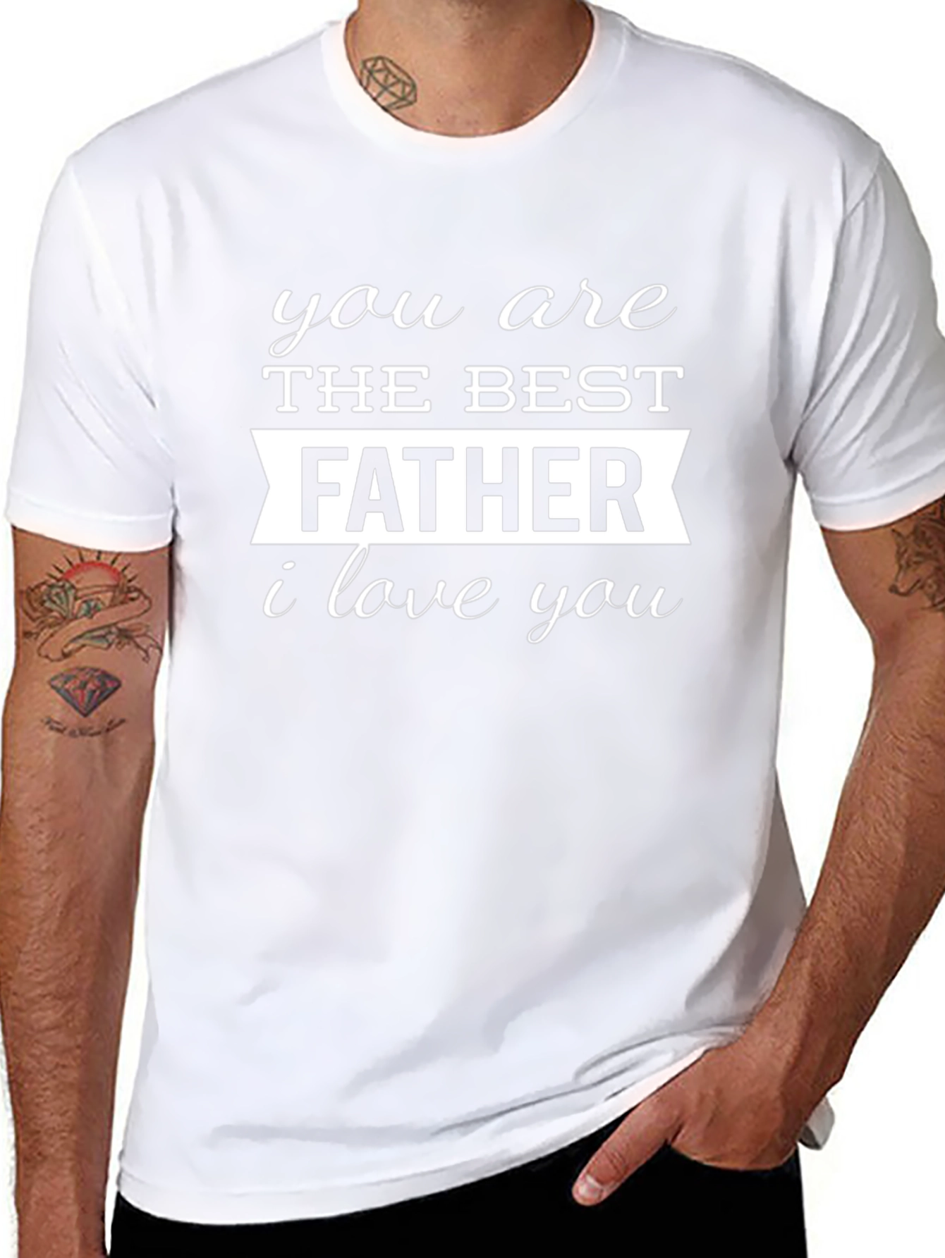 Best Father Ever T-Shirt - Soft Cotton Tee