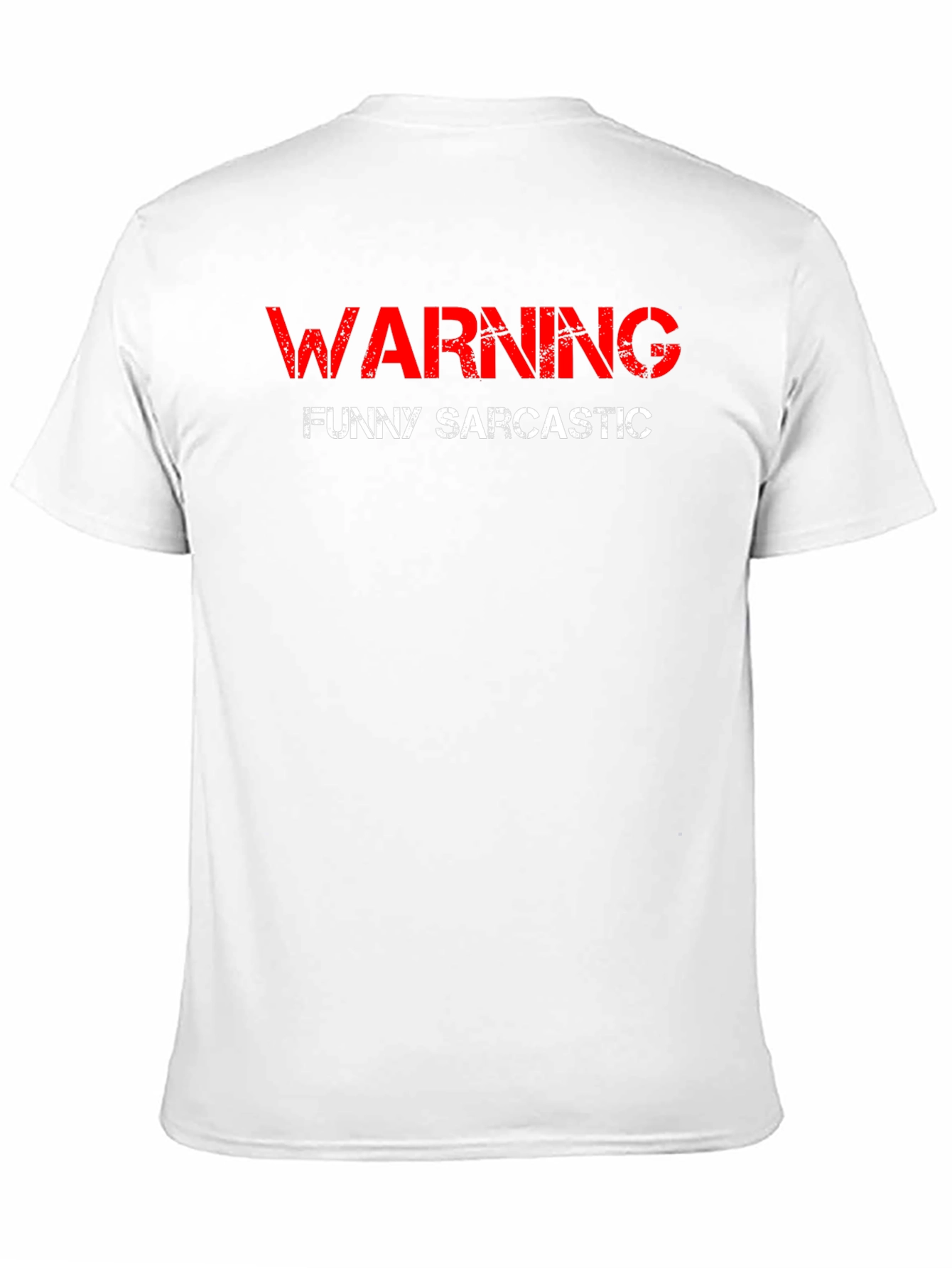Warning Funny Sarcastic Black T-Shirt