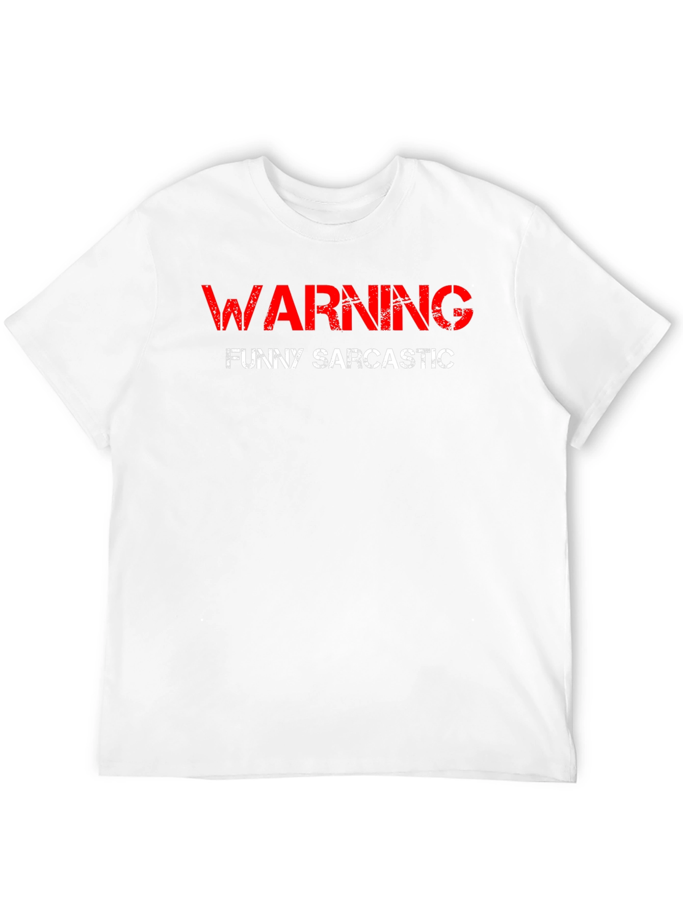 Warning Funny Sarcastic Black T-Shirt