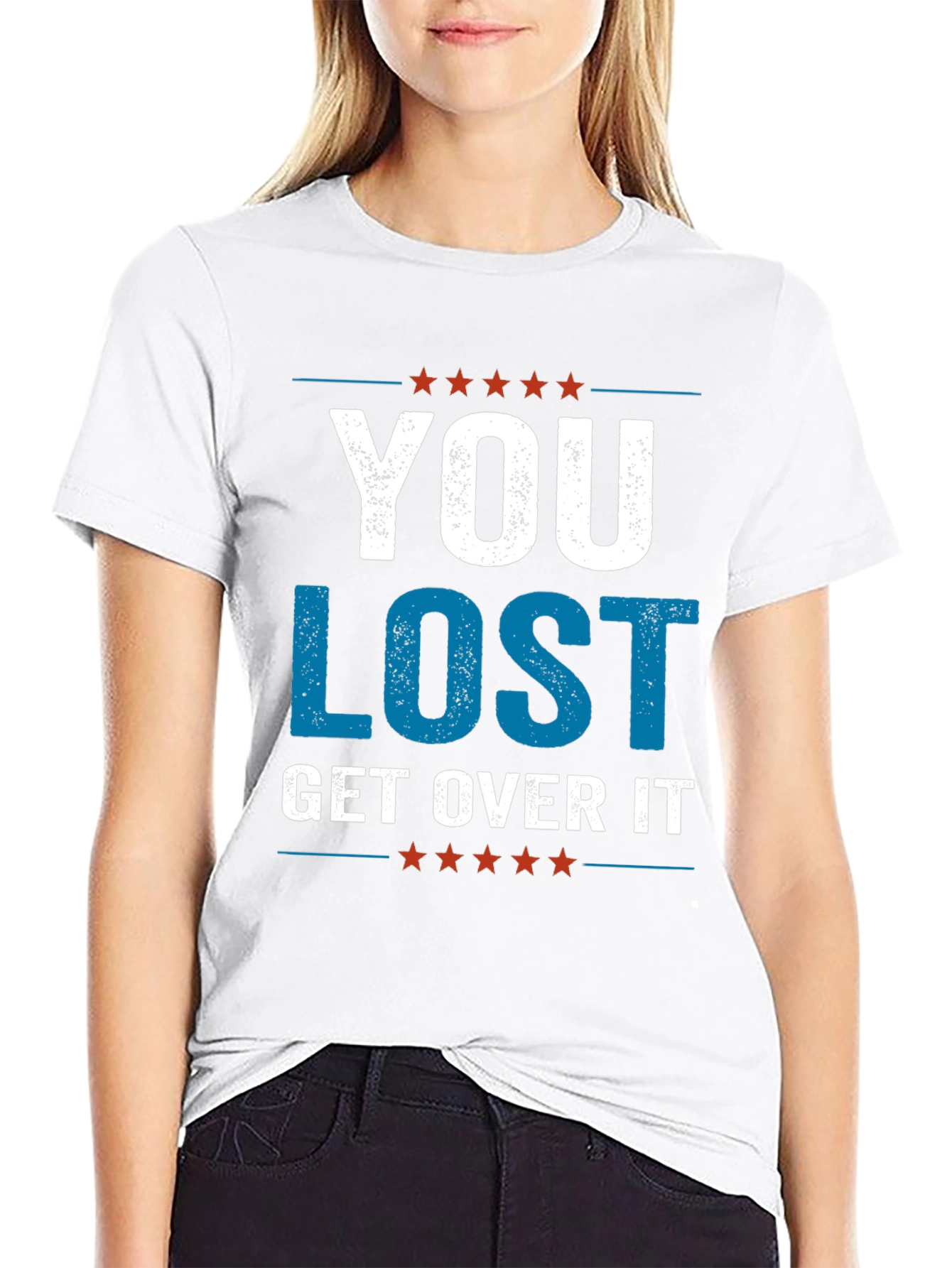 You Lost Get Over It Graphic Tee