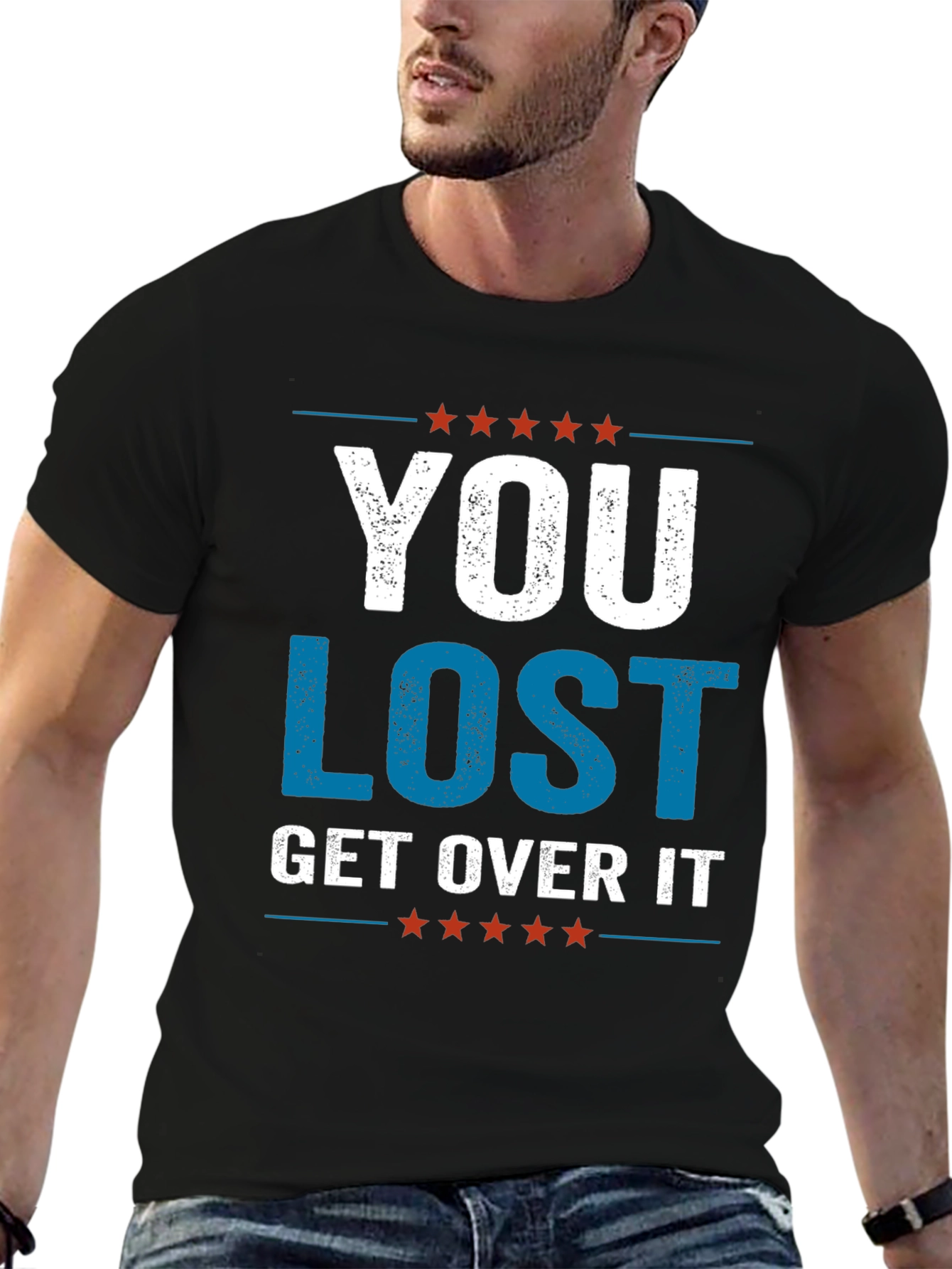 You Lost Get Over It Graphic Tee