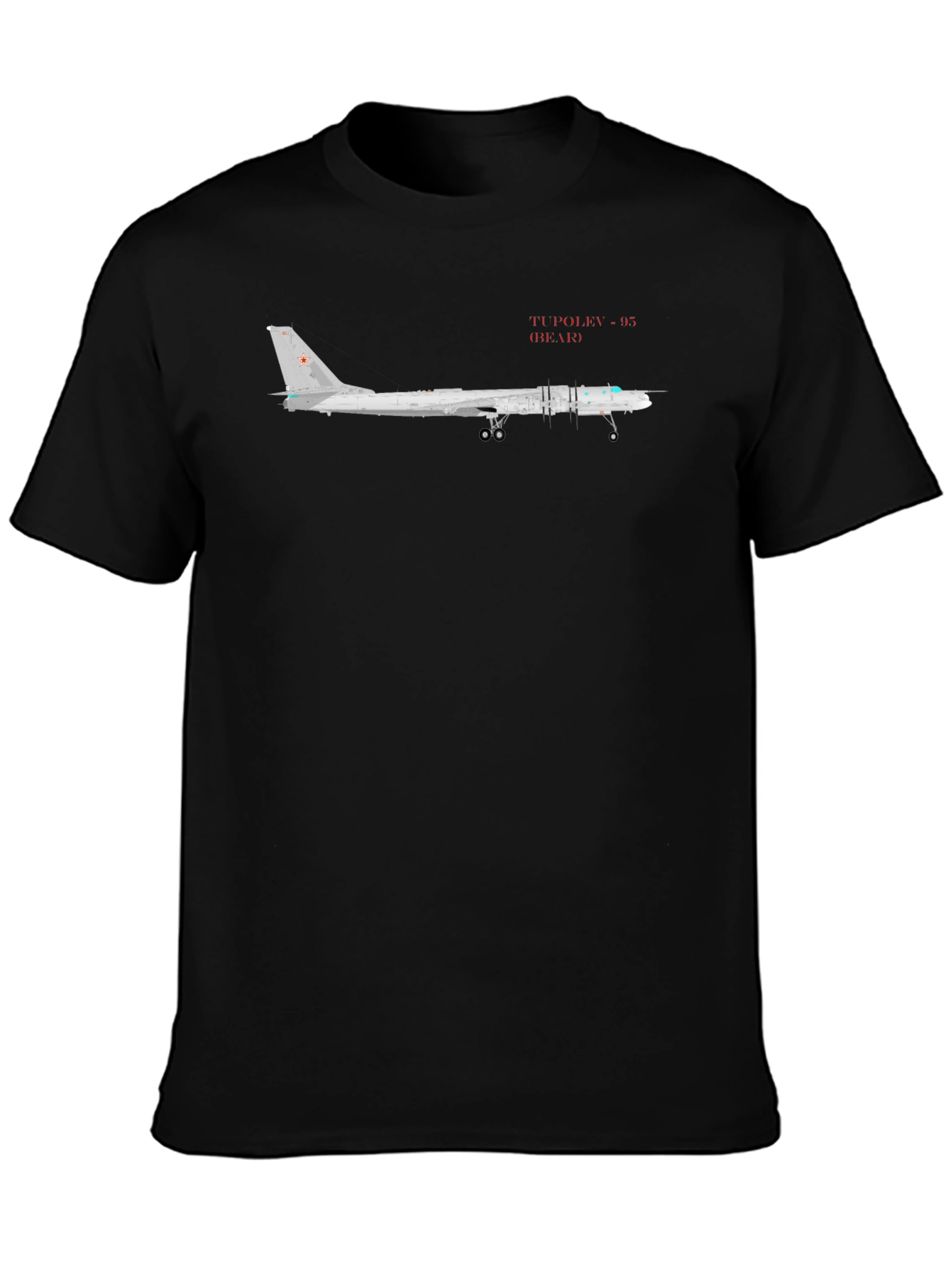 Tu-95 Bear Graphic T-Shirt - Aviation Tee