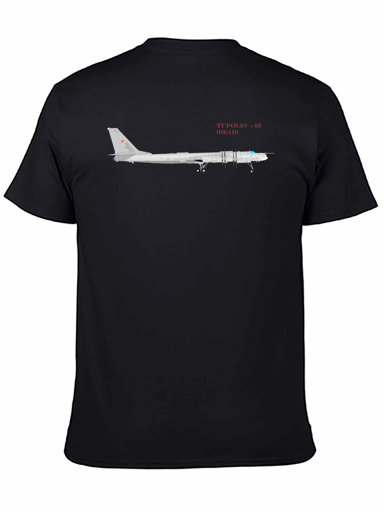 Tu-95 Bear Graphic T-Shirt - Aviation Tee