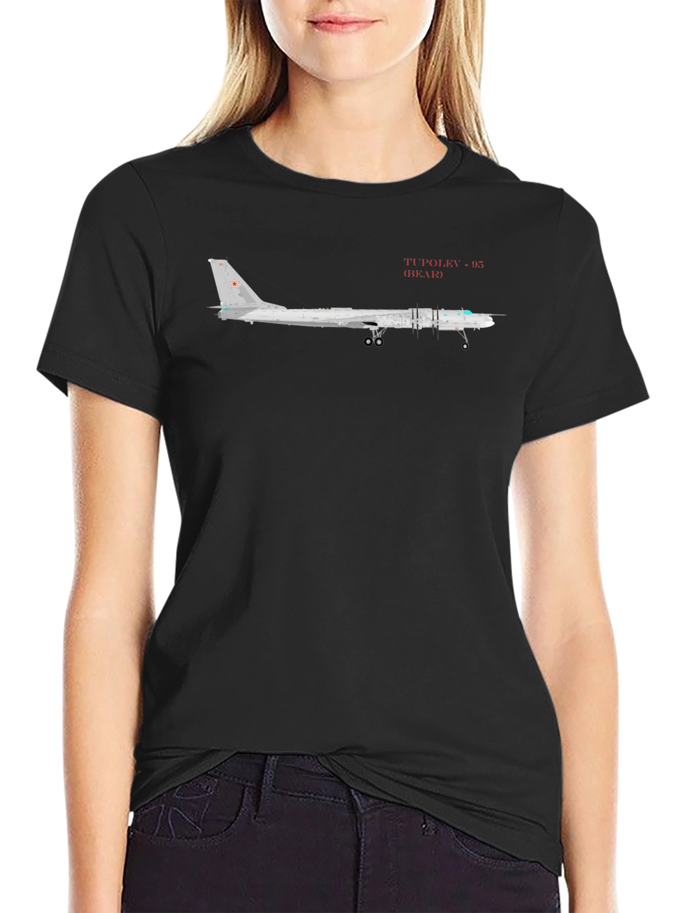 Tu-95 Bear Graphic T-Shirt - Aviation Tee