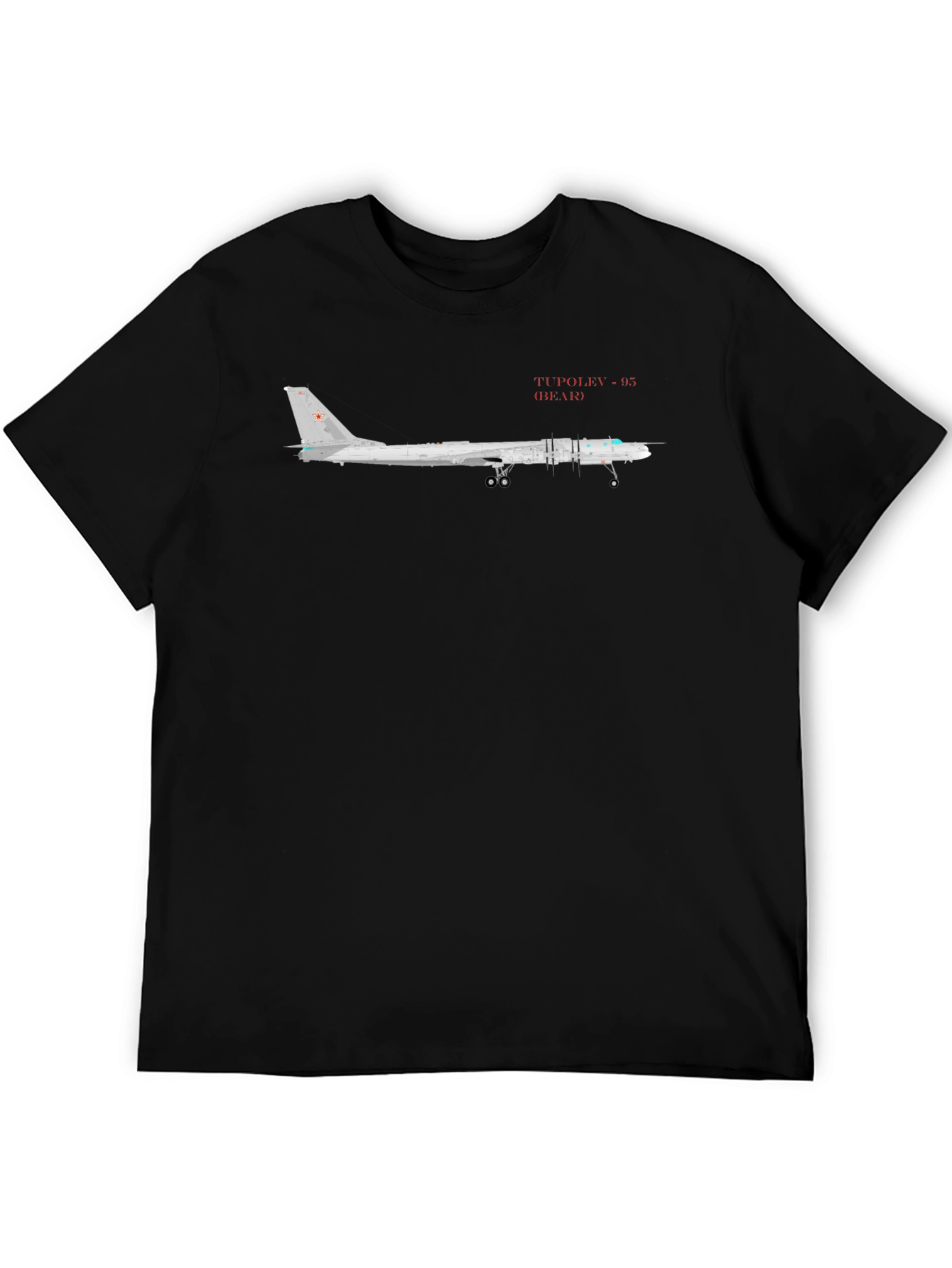 Tu-95 Bear Graphic T-Shirt - Aviation Tee