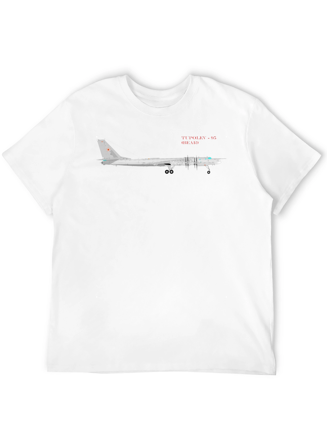 Tu-95 Bear Graphic T-Shirt - Aviation Tee